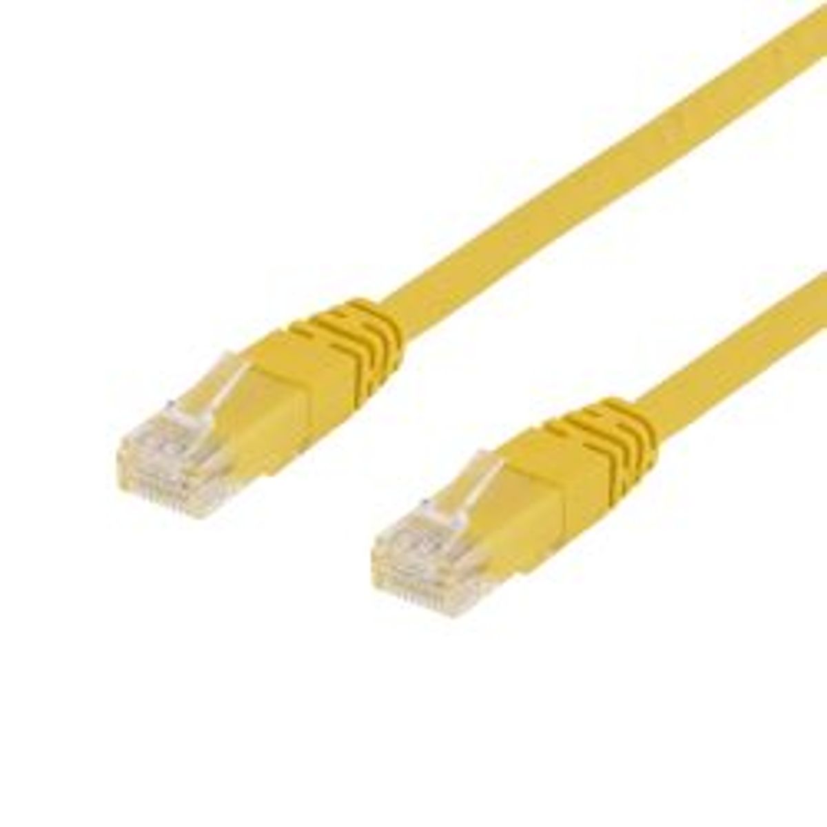 Deltaco U/utp Cat6 Patch Cable, Lszh, 3m, Yellow - Ledning