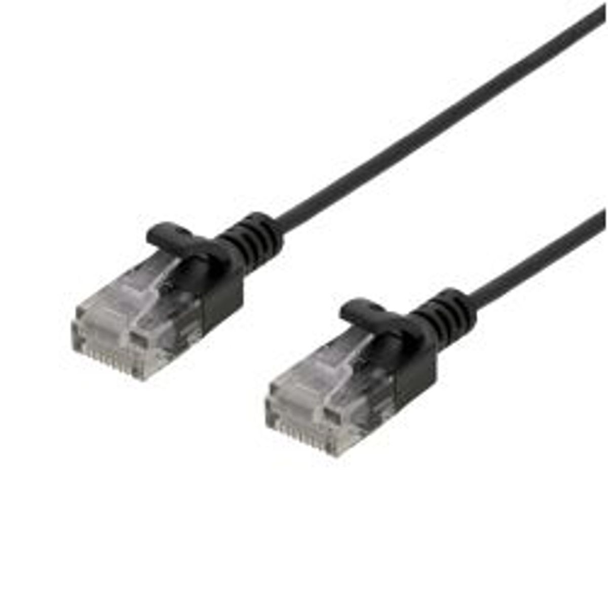 Deltaco U/utp Cat6 Patch Cable Slim, 2.6 Mm, 1.5m, 500mhz, Black - Ledning