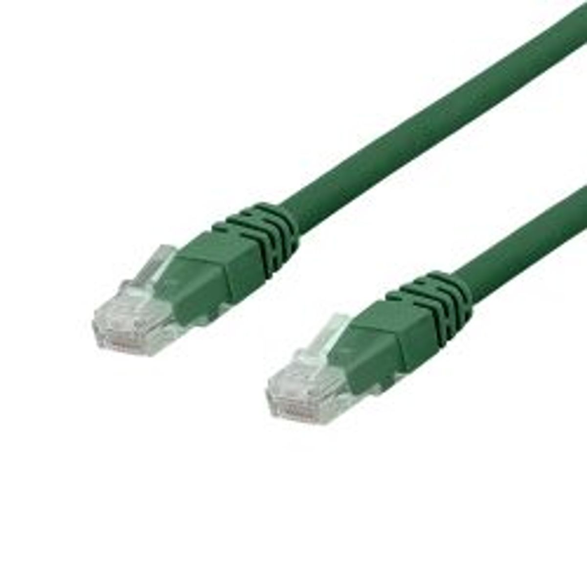 Deltaco U/utp Cat6a Patchkabel, Lszh, 1m, Green - Ledning