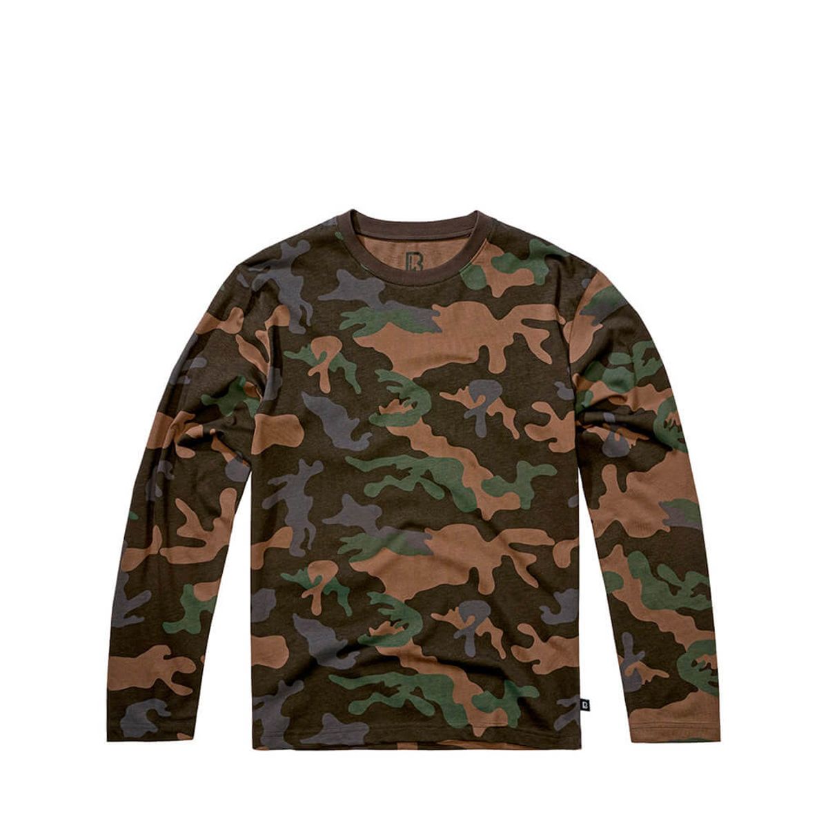 Brandit Premium Langærmet T-Shirt Dark Camo S