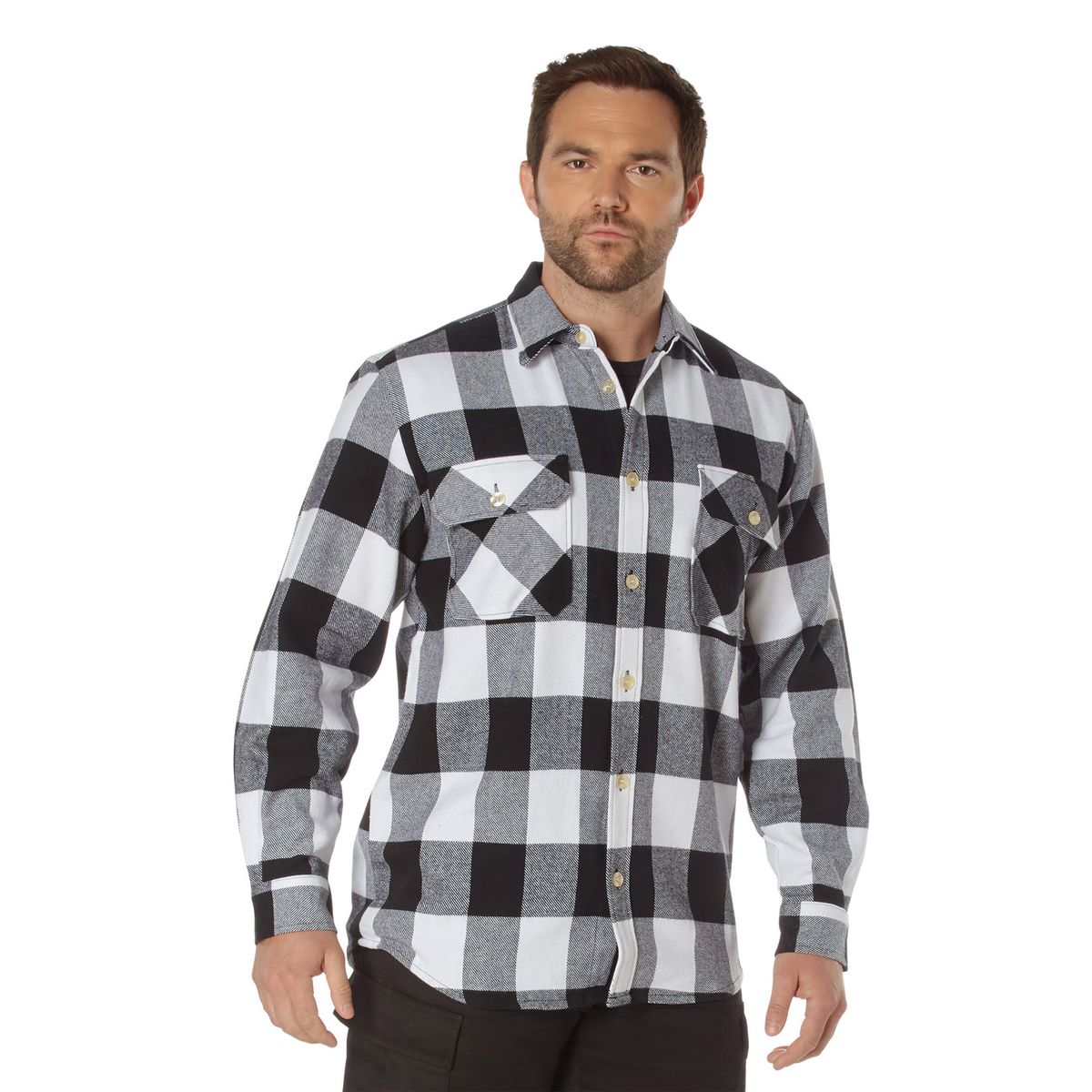 Rothco Classic lumberjack shirt White