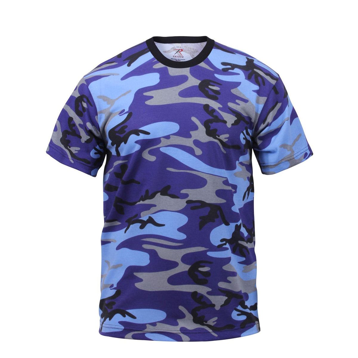 Rothco Regular Fit T-Shirt Electric Blå Camo