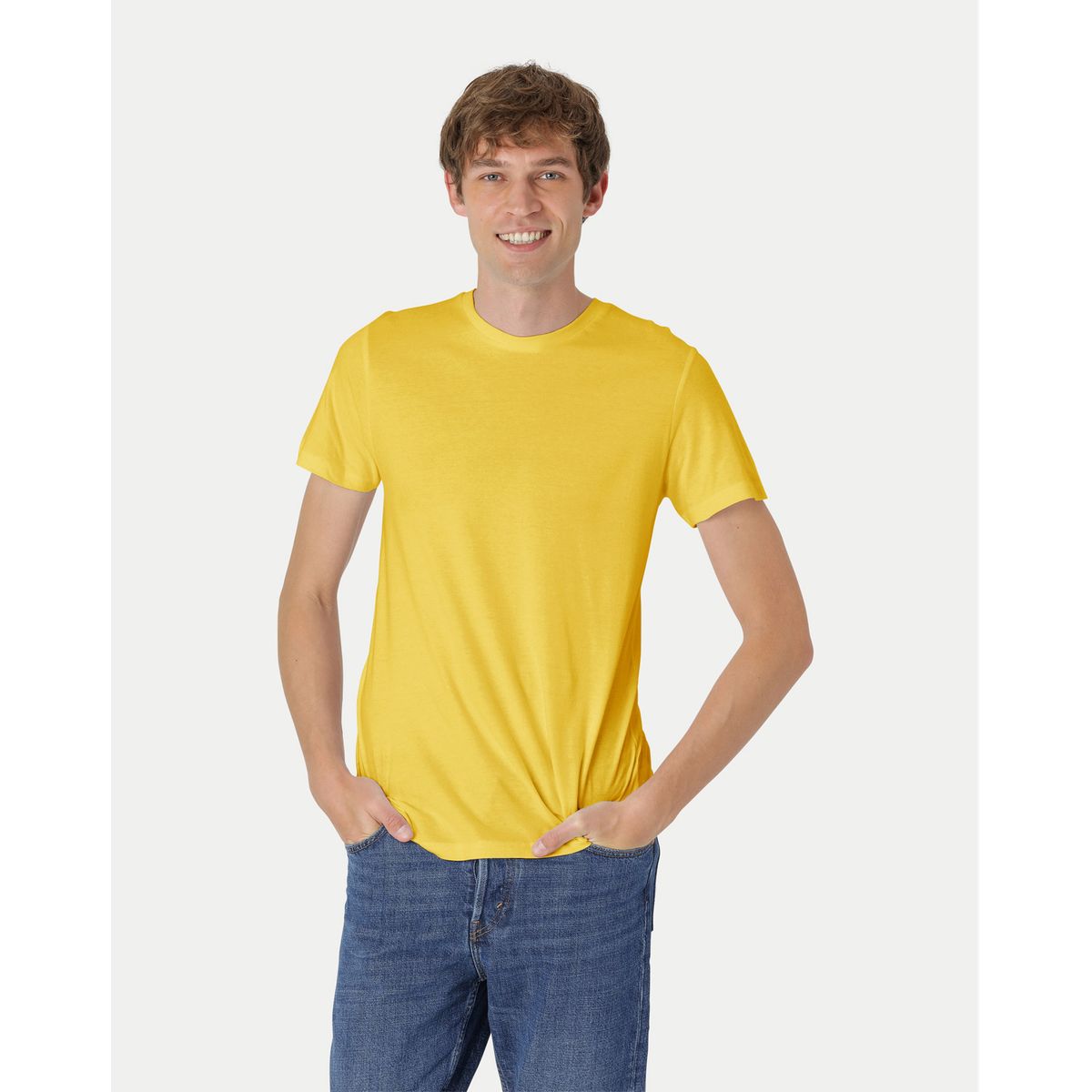 Neutral Fitted T-Shirt Gul