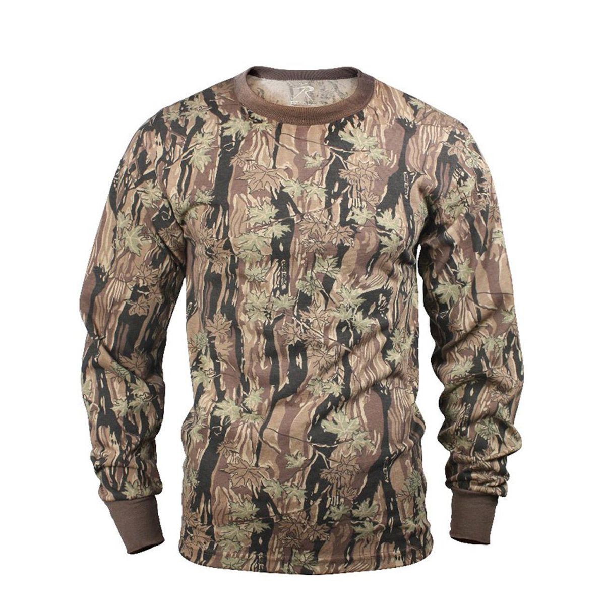 Rothco Langærmet T-Shirt Smokey branch, Hunting camo