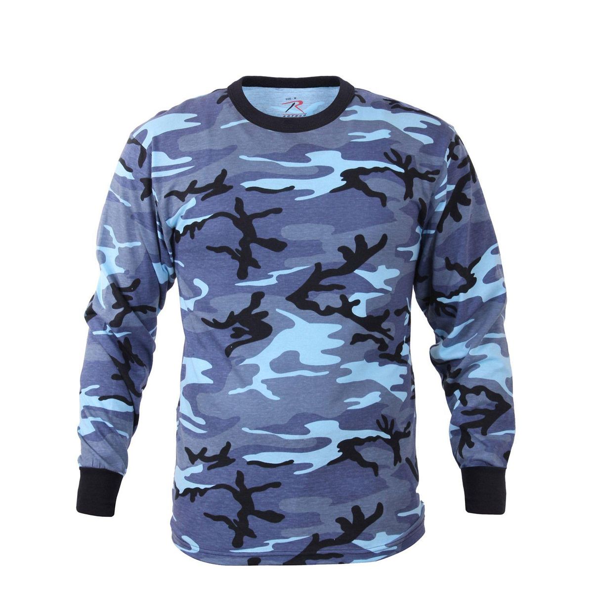 Rothco Langærmet T-Shirt Sky Blå Camo