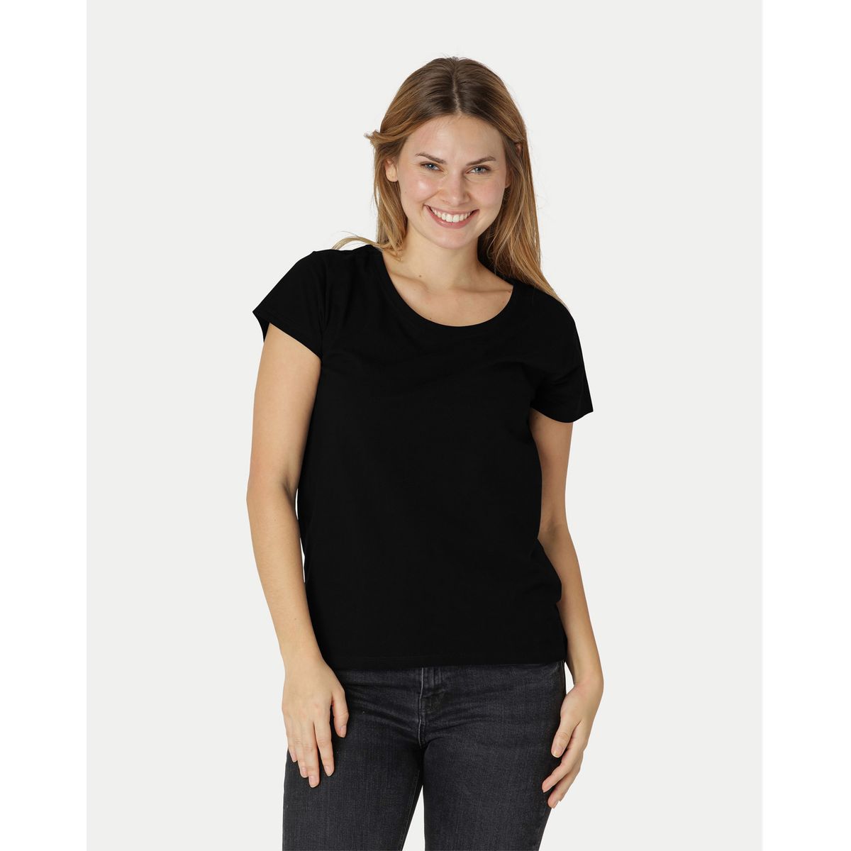 Neutral Dame Loose Fit T-Shirt Sort