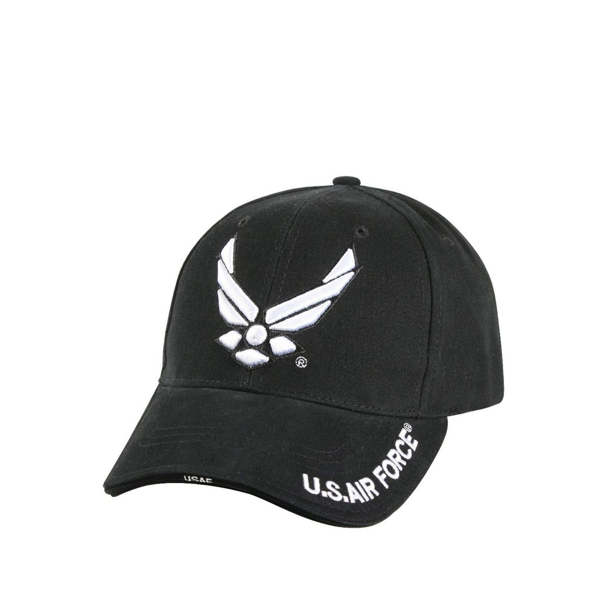 Rothco Baseball Cap m. brodering Sort / Winged Star logo