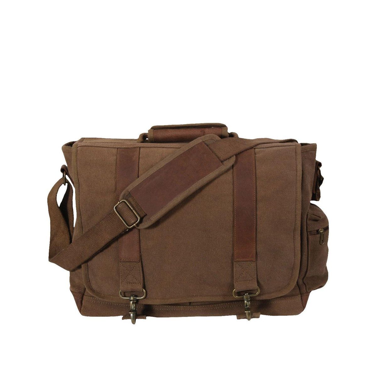 Rothco Vintage Pathfinders laptop bag Brown washed