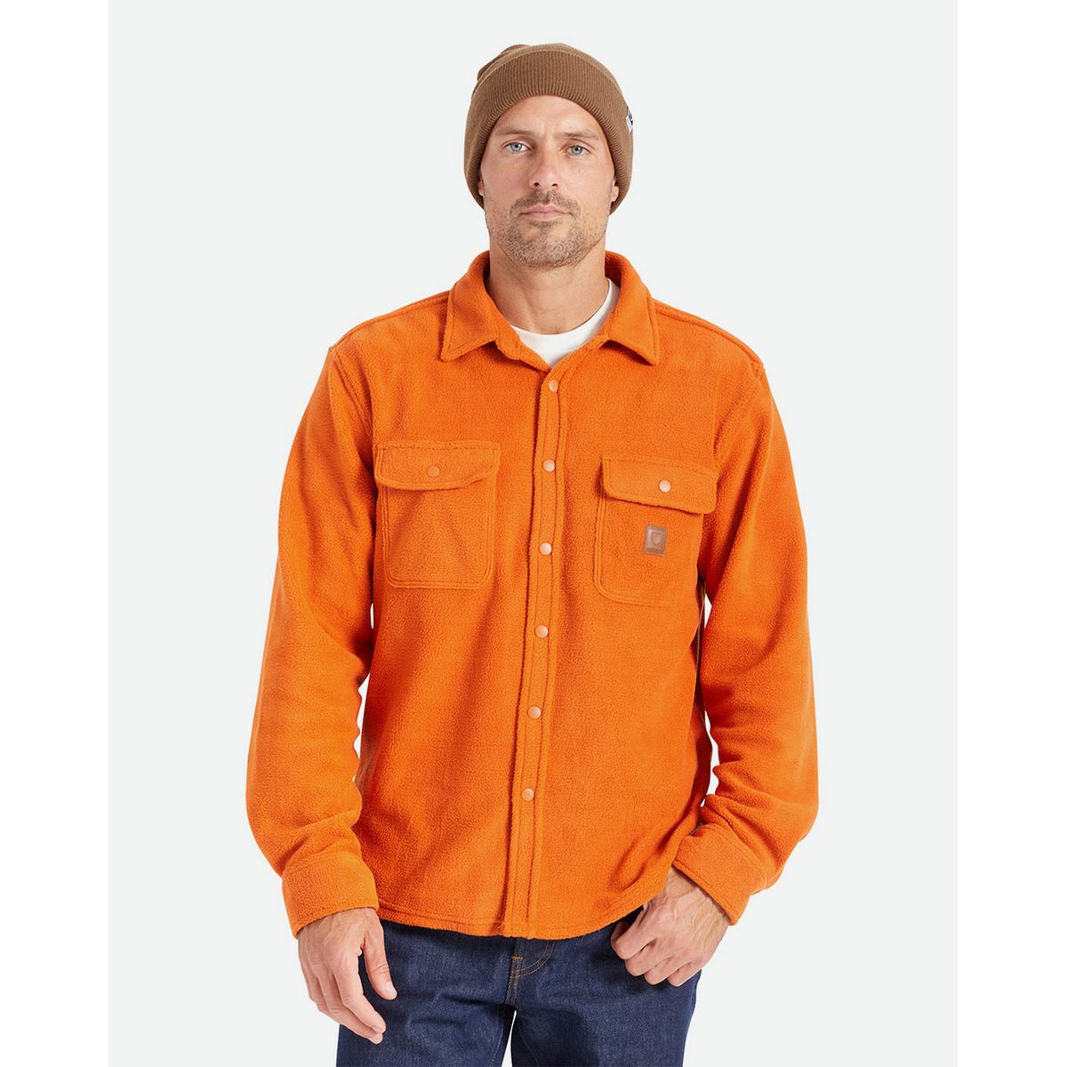 Brixton Bowery Arctic Stretch Langærmet Fleece Orange