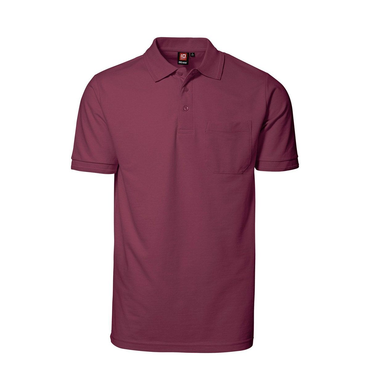 ID PRO Wear Polo Trøje m. Lomme Bordeaux