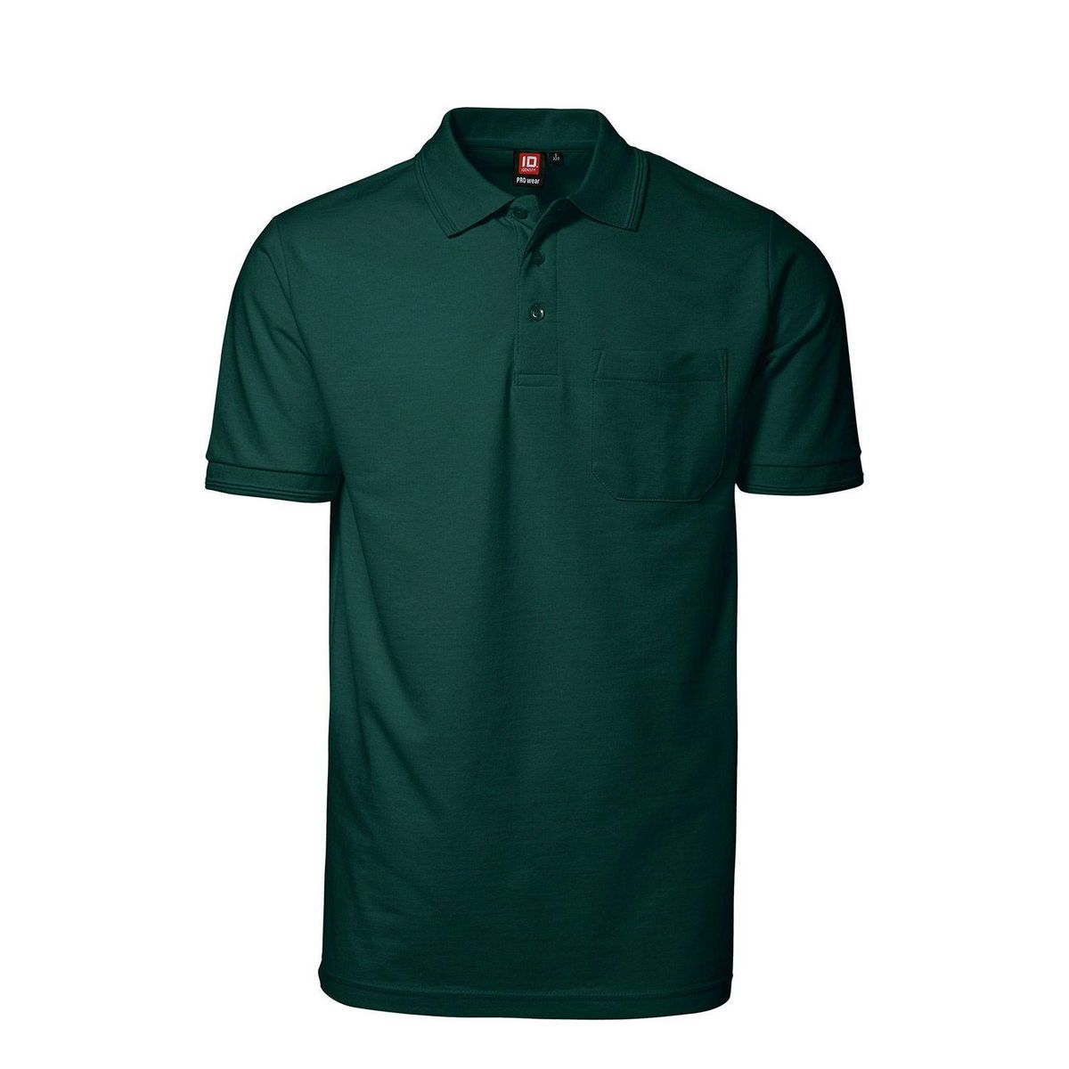 ID PRO Wear Polo Trøje m. Lomme Flaskegrøn