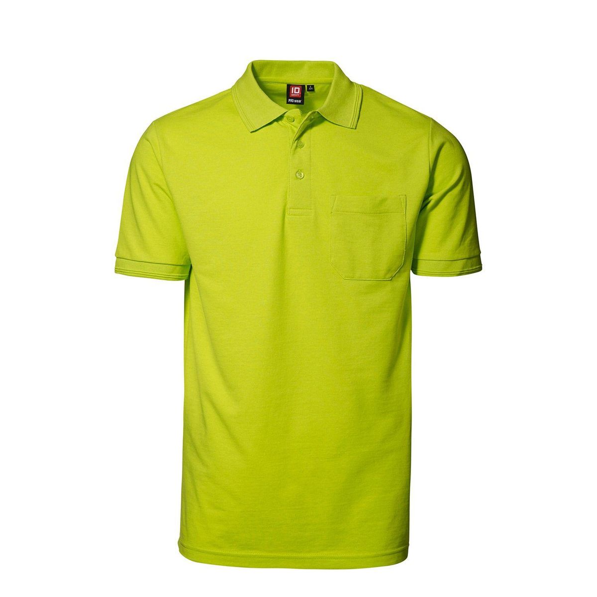 ID PRO Wear Polo Trøje m. Lomme Lime