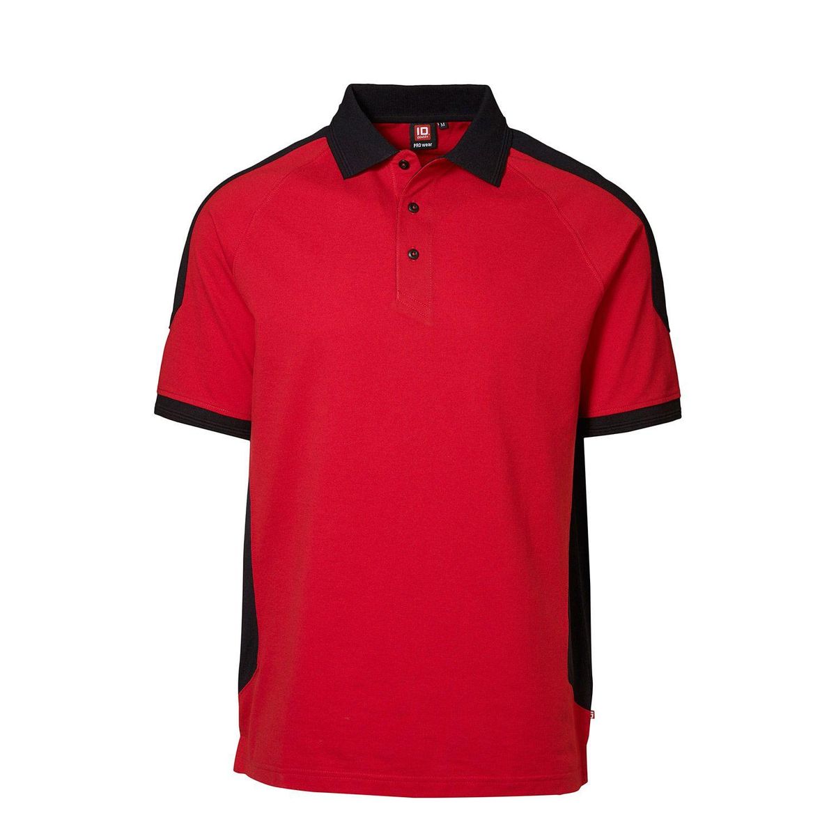 ID PRO wear polo, contrast Rød