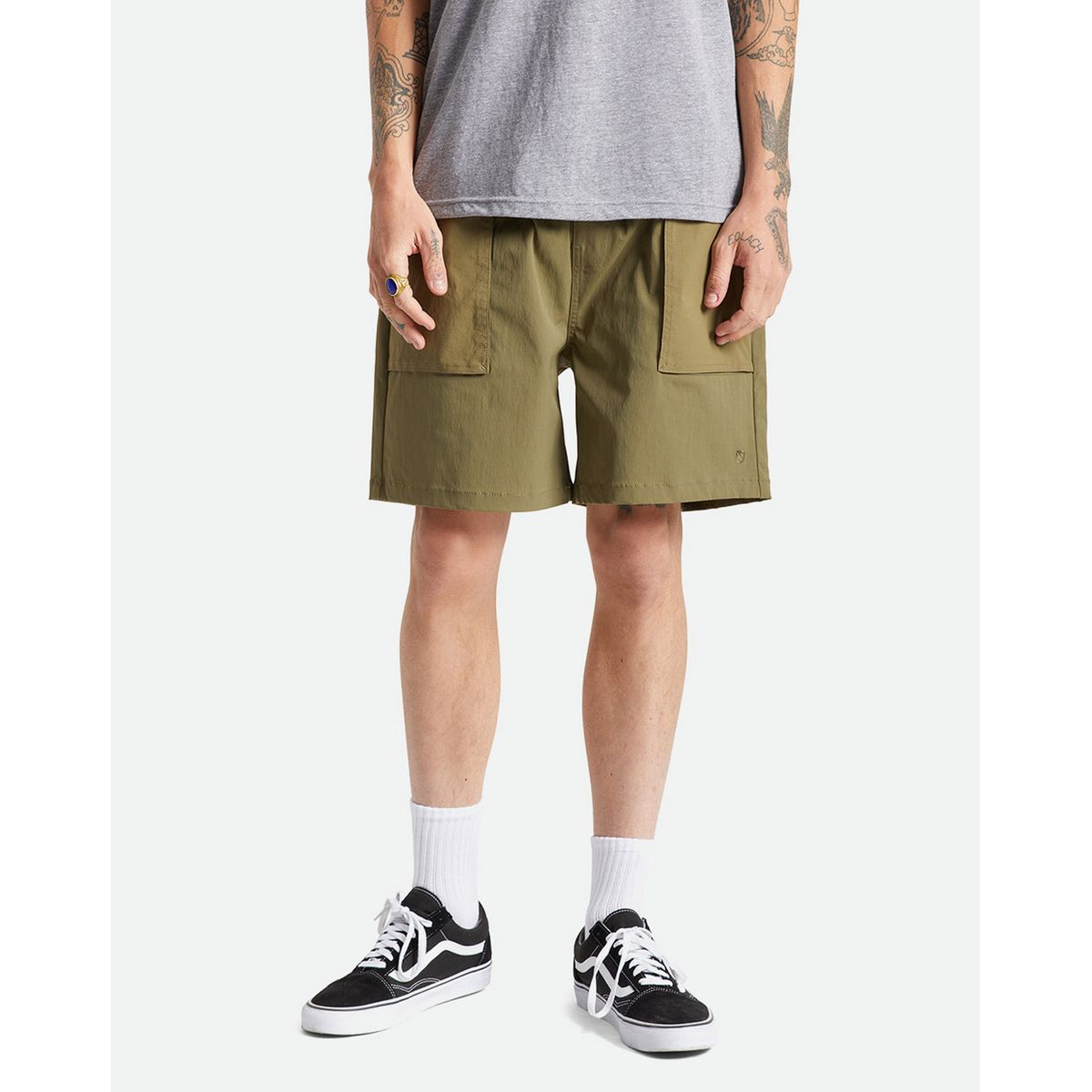 Brixton Jupiter Service X Shorts Oliven