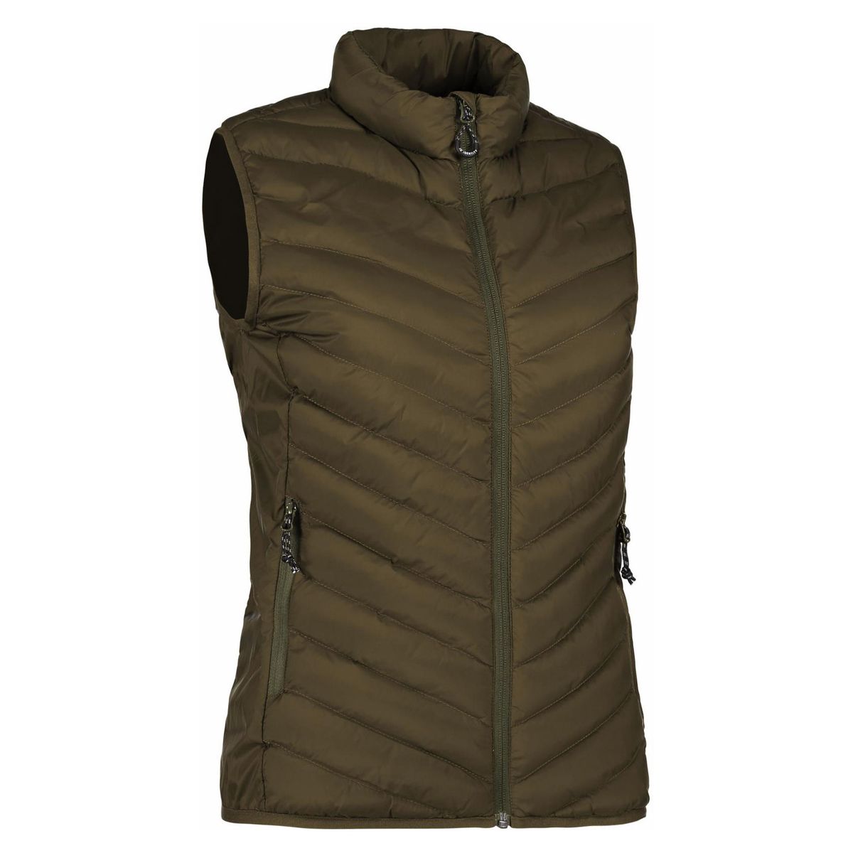 ID Stretch Bodywarmer Vest - Dame Oliven