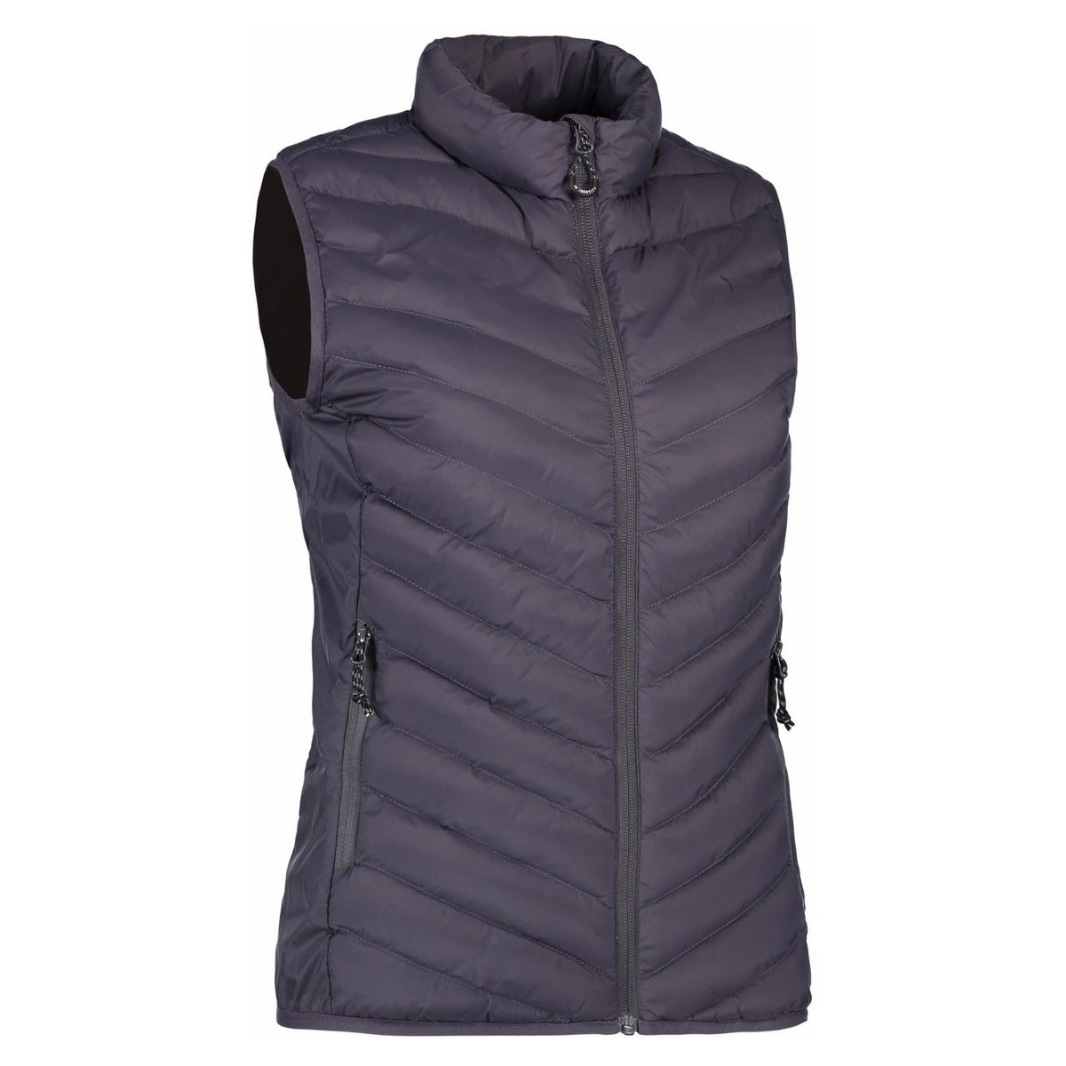 ID Stretch Bodywarmer Vest - Dame Silver Grå