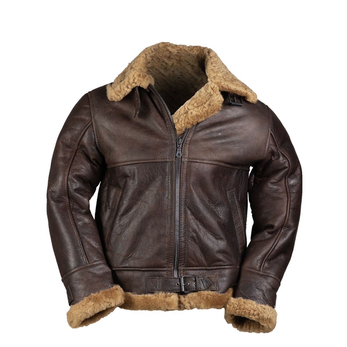 US B46 Sheepskin Læder Jakke