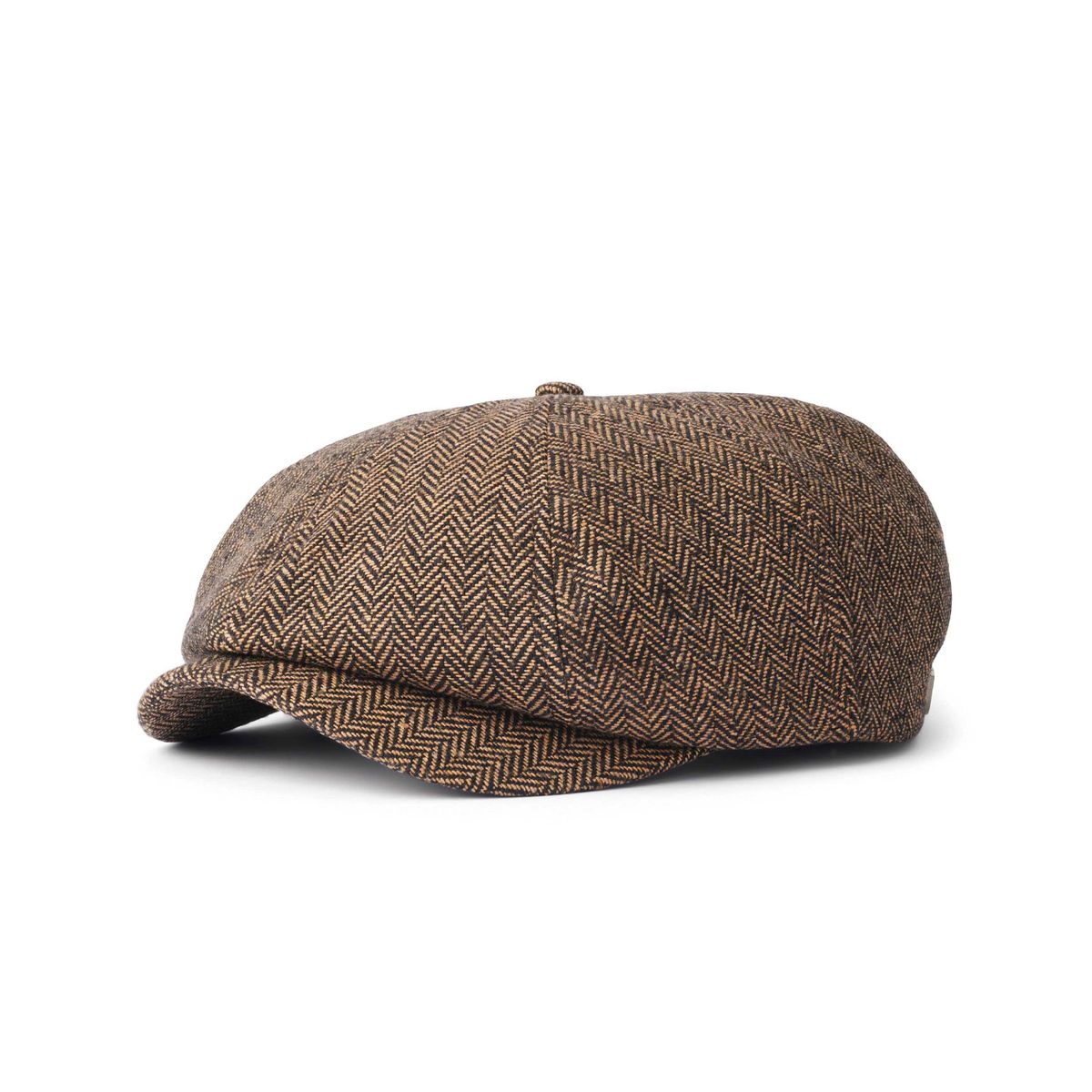 Brixton Brood Snap Cap Brown