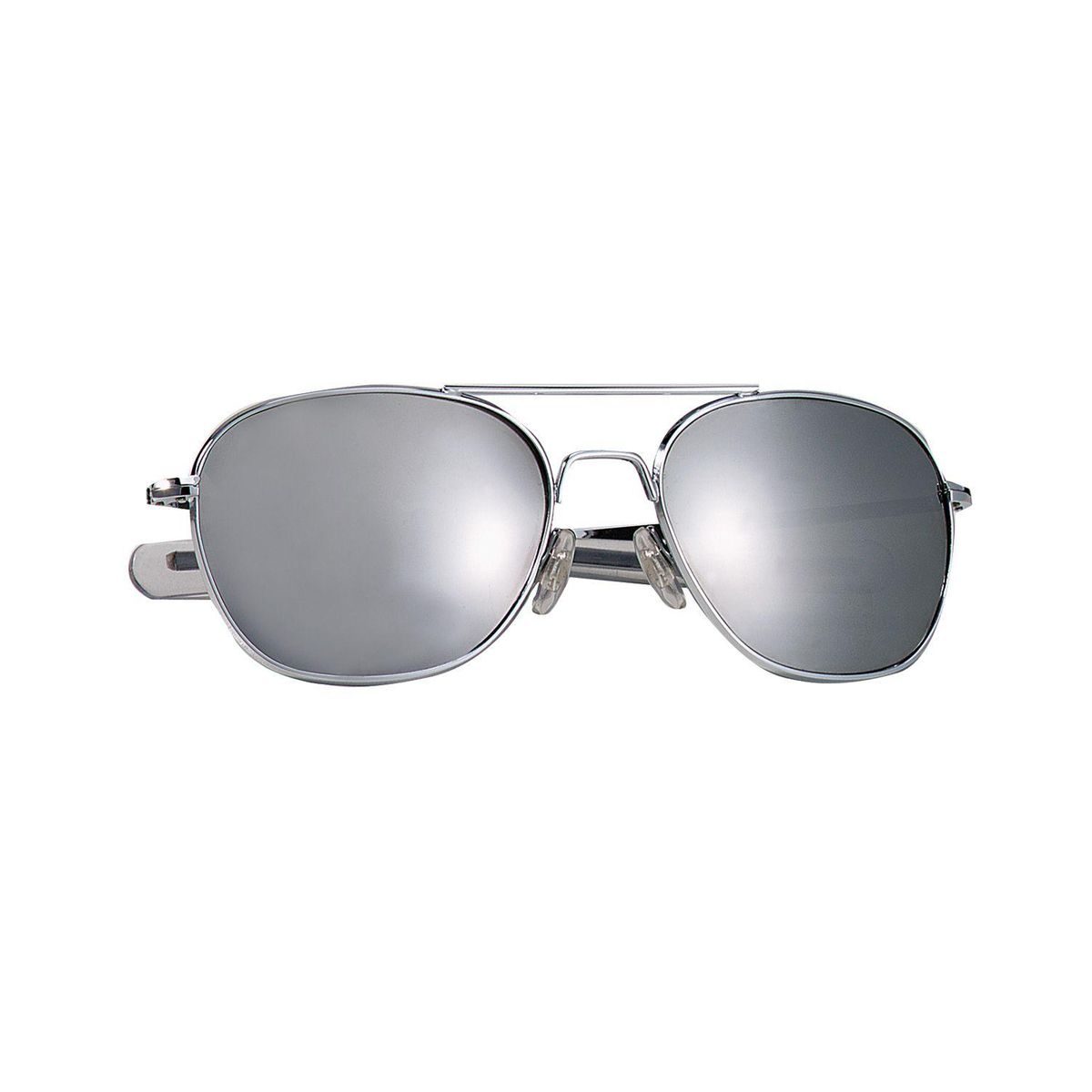 Rothco G.I. Type Pilot's Aviator Solbrille Mirror / Krom ramme