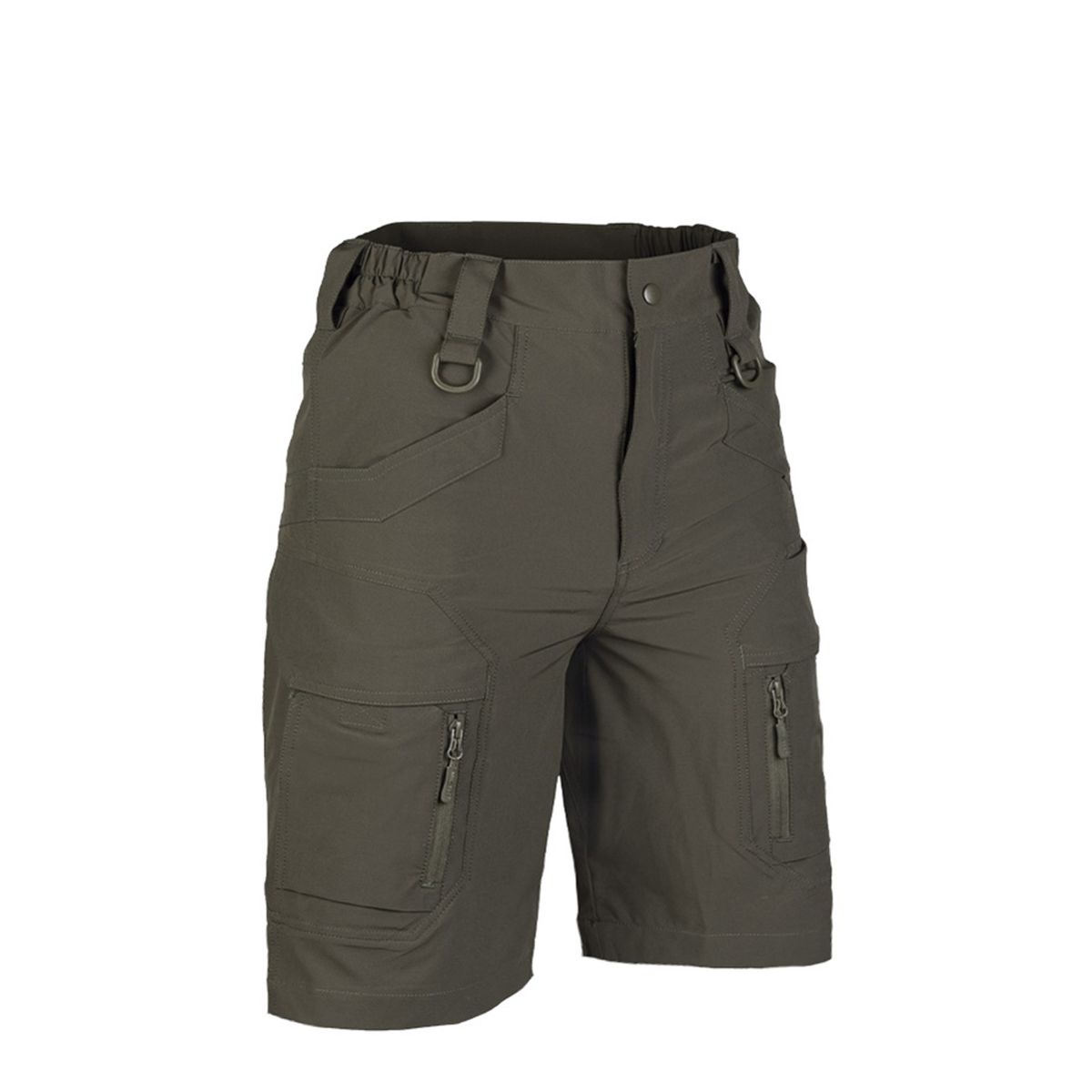 Mil-Tec Elastiske Assault Shorts Ranger Grøn