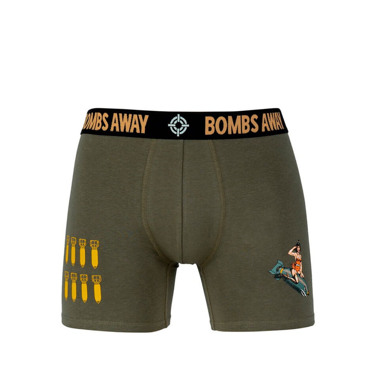 Fostex Boxershort Bombs Away Grøn 2XL