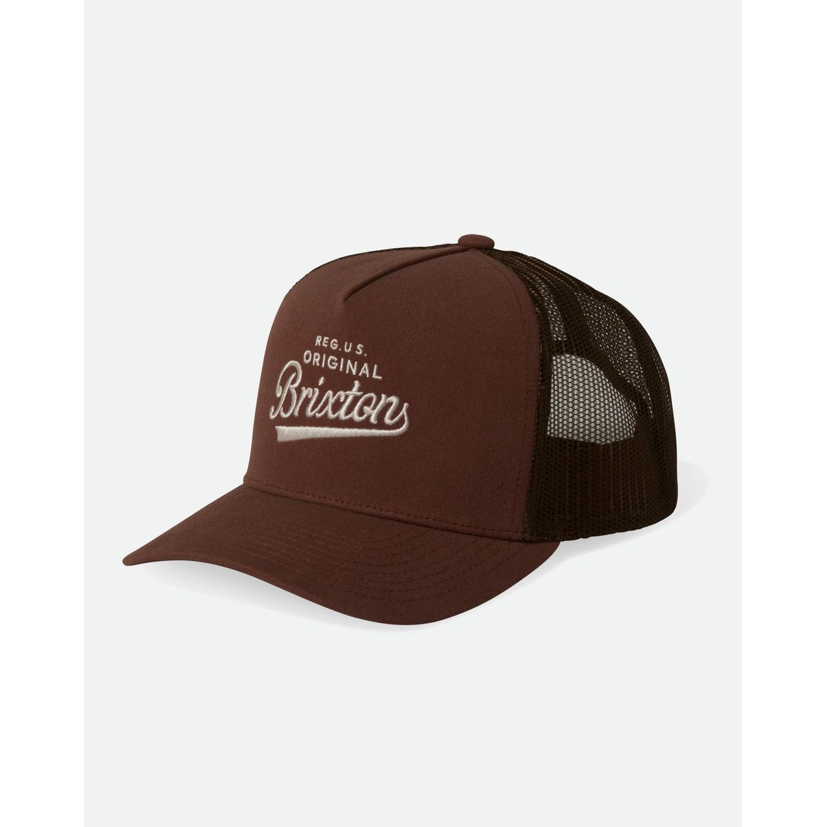 Brixton Postal Netplus Trucker Cap Brun