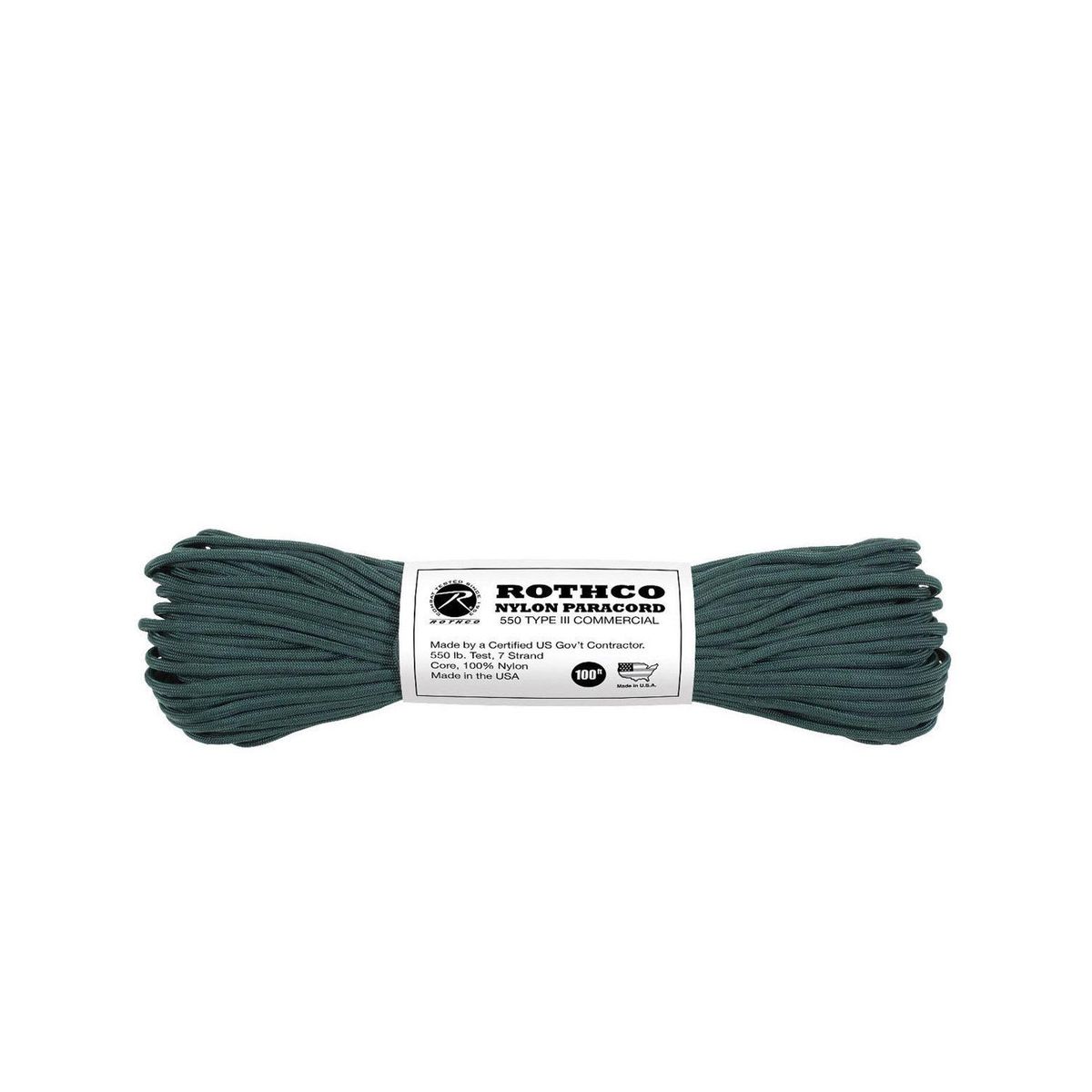 Rothco Paracord Nylon 30m Hunter Grøn