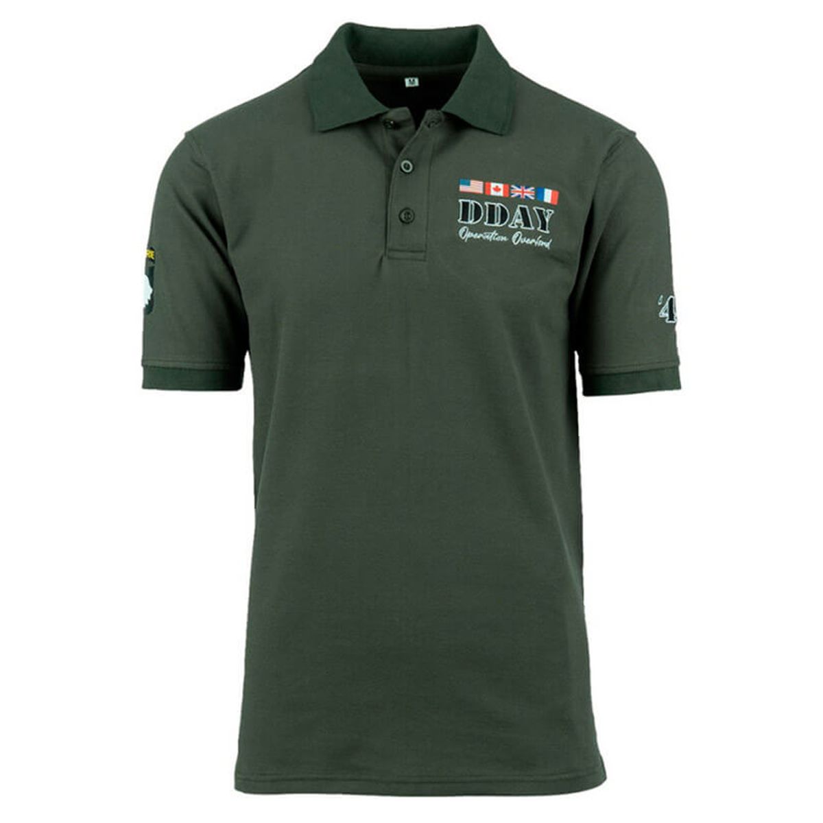 Fostex Polo T-shirt D-Day 1944 Grøn 2XL