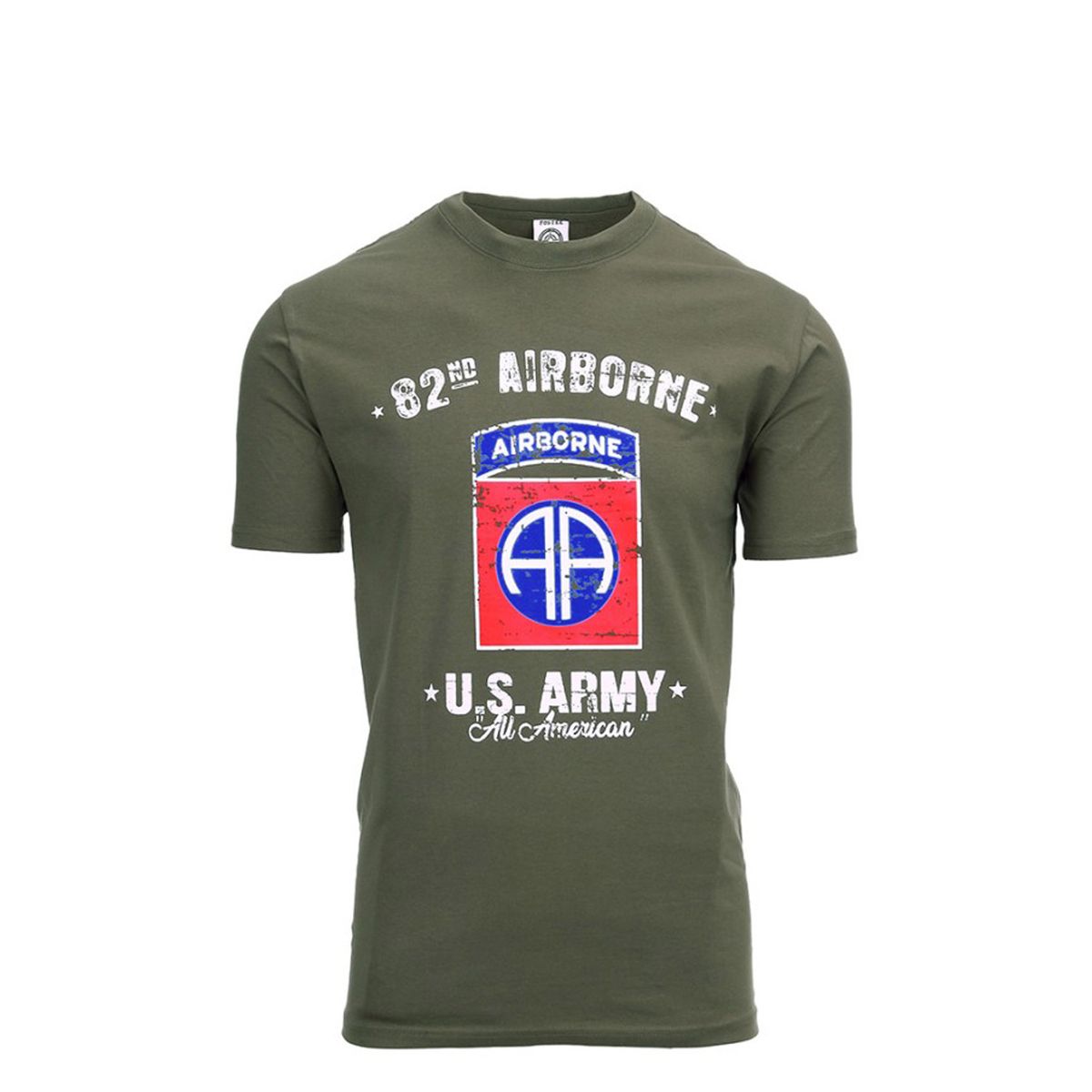 Fostex T-Shirt US Army 82nd Airborne Grøn