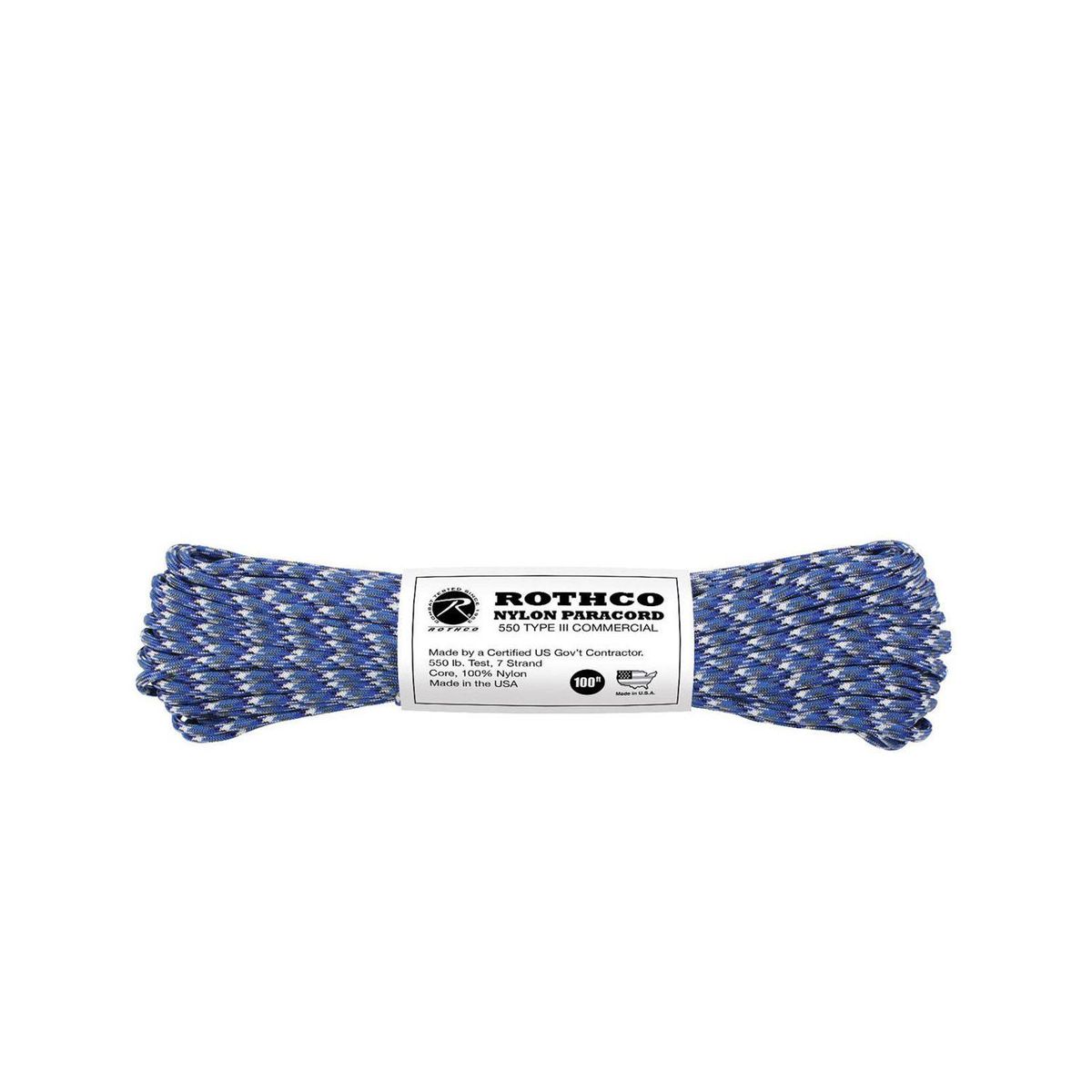 Rothco Paracord Nylon 30m Blå camo