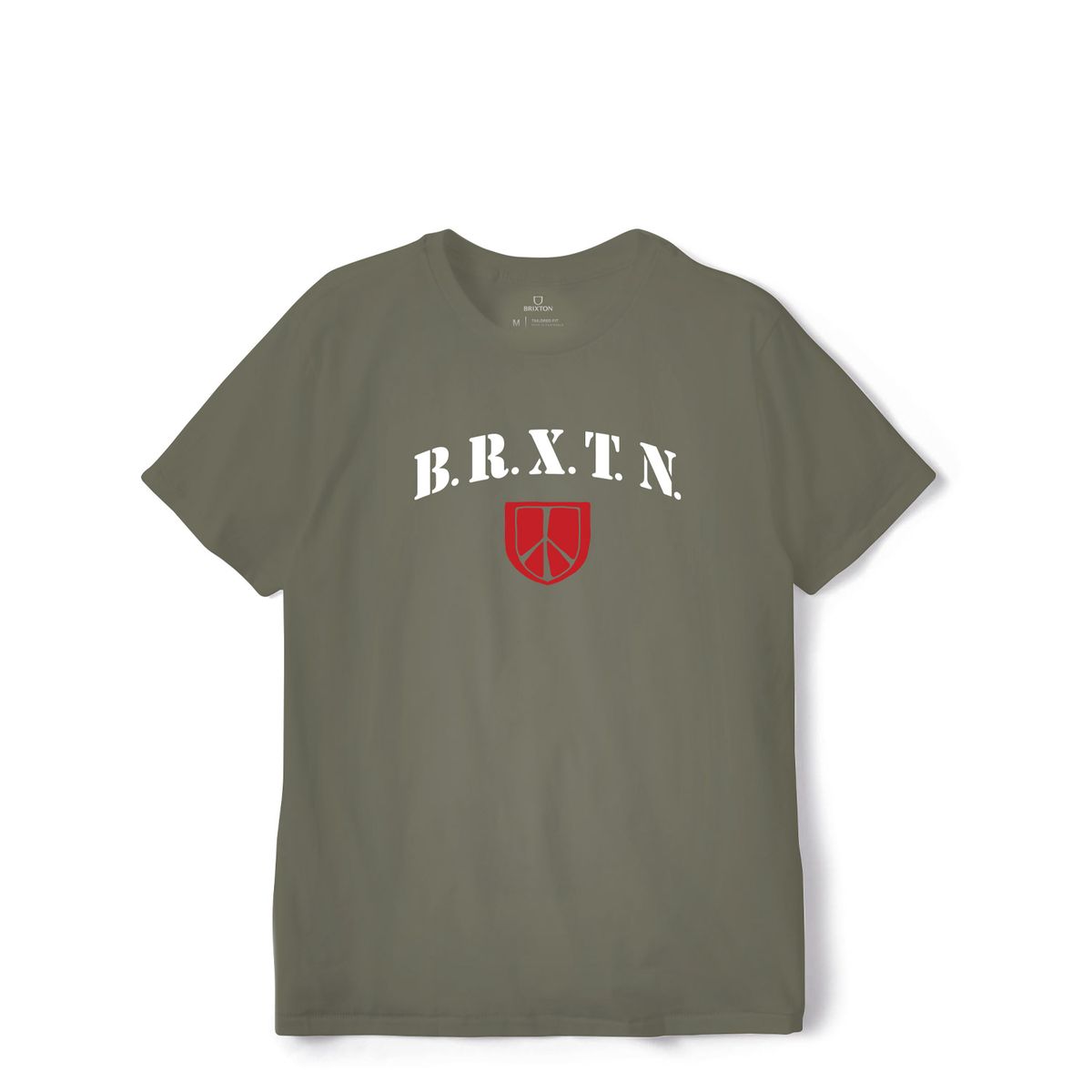 Brixton Harden Kortærmet T-Shirt Oliven