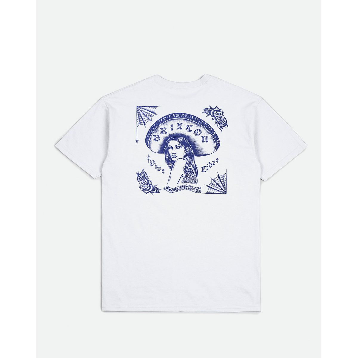 Brixton Vivi Libre Kortærmet T-Shirt Hvid