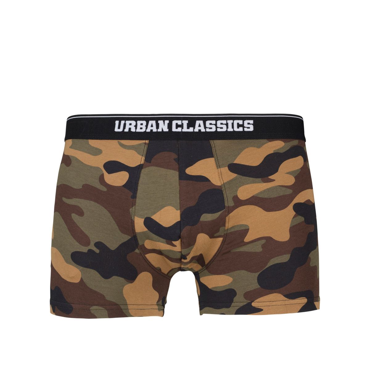 Urban Classics Camouflage Boxer Shorts - 2-Pak Wood Camo L