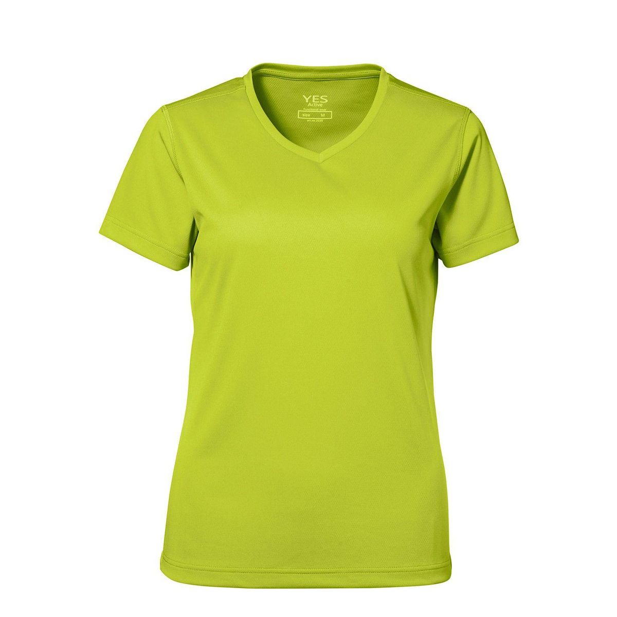 ID YES Svedtransporterende T-Shirt Dame Lime