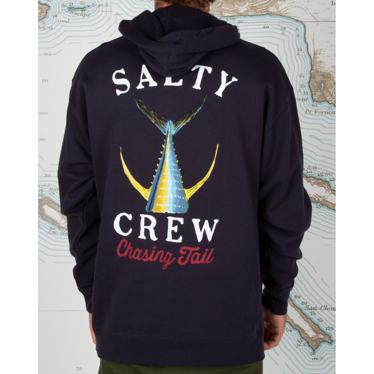 Salty Crew Tailed m.hætteie Navy