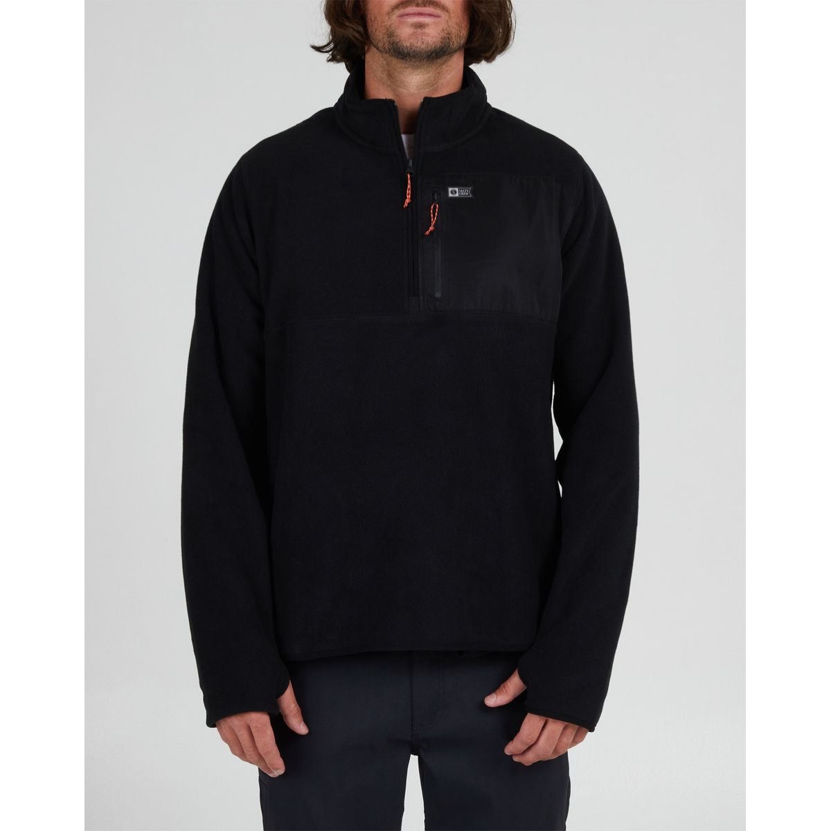 Salty Crew Ebbtide 1/2 Zip Polar Fleecetrøje Sort