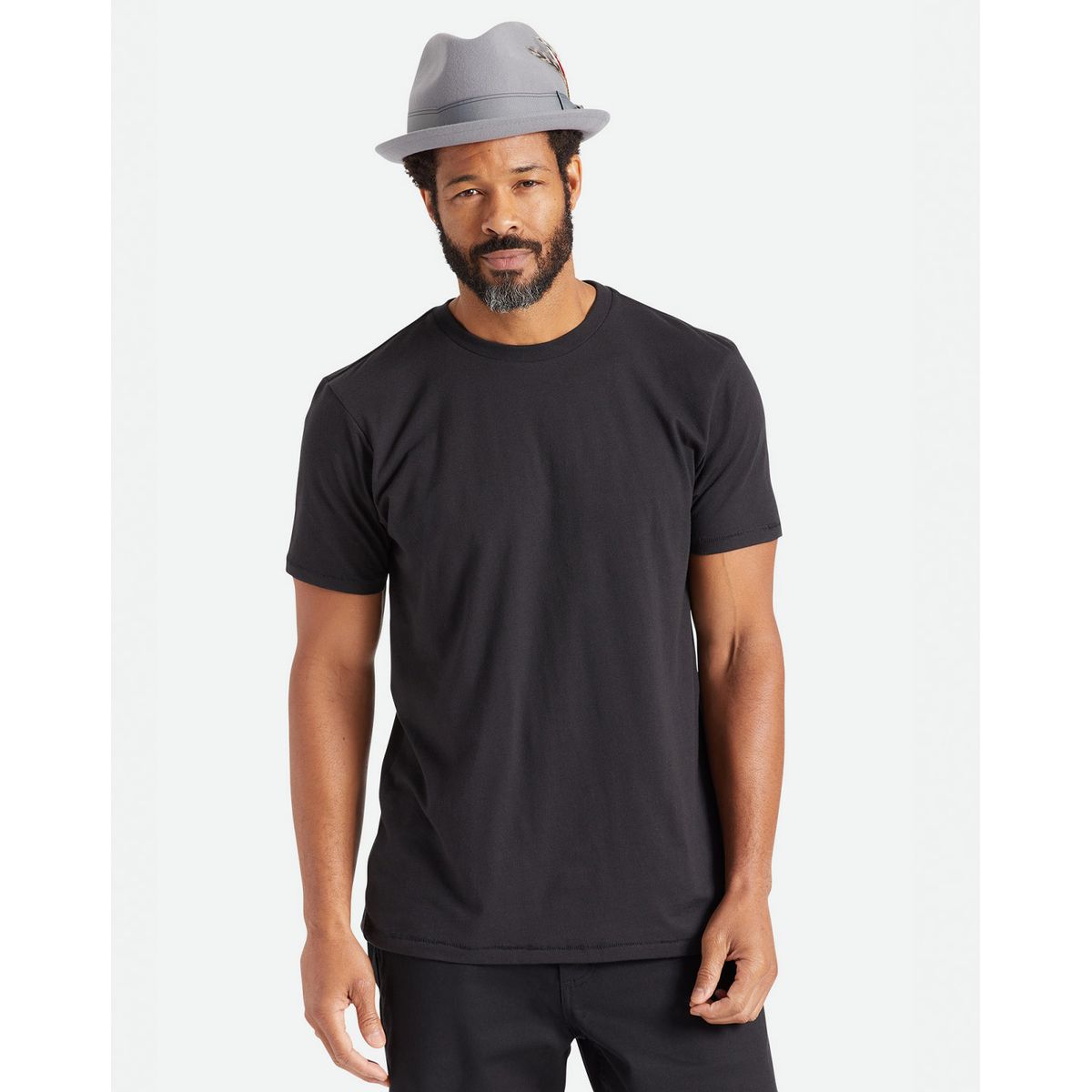 Brixton Basic Kortærmet Tailored T-Shirt Sort