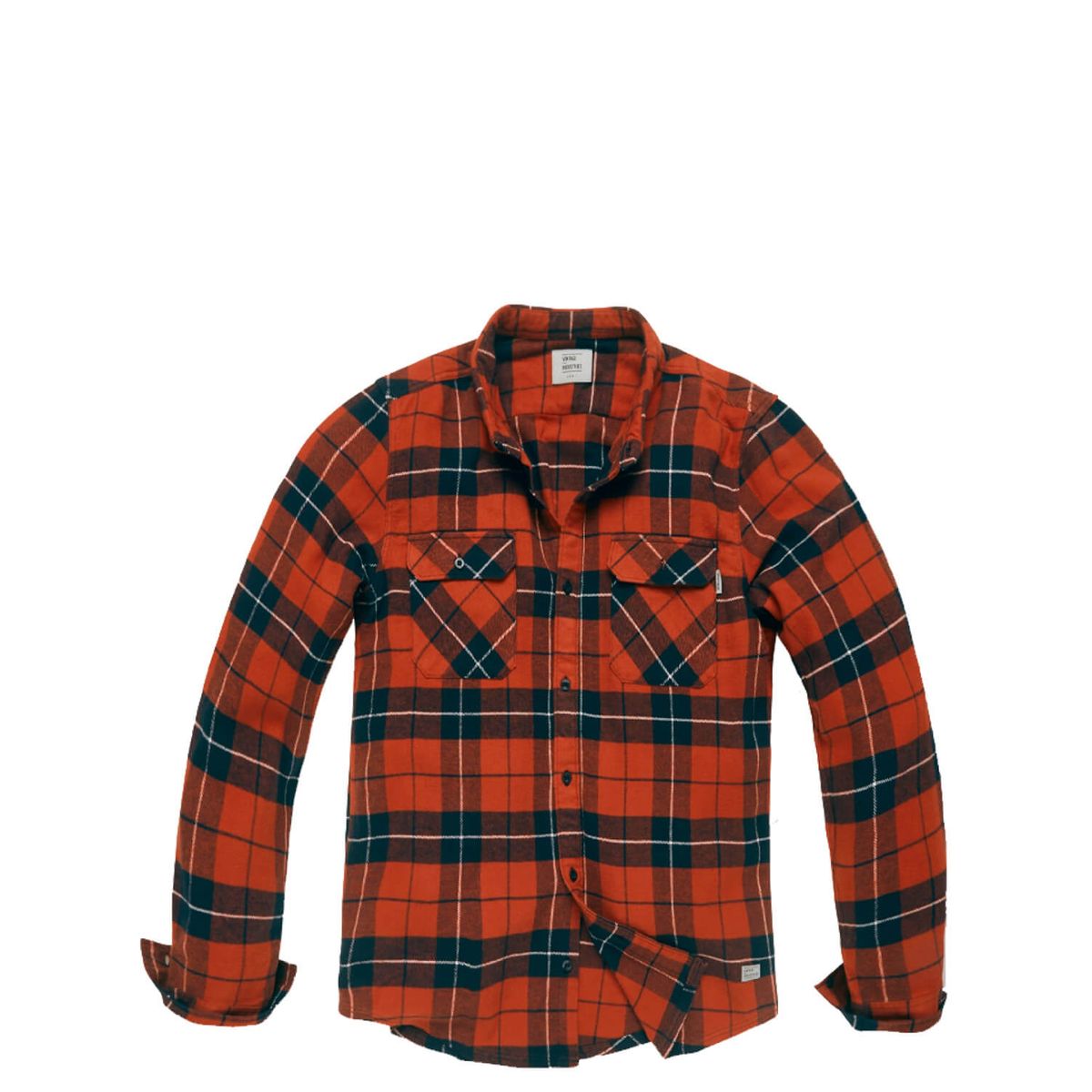 Vintage industries Sem Ternet Flannel Skjorte Orange