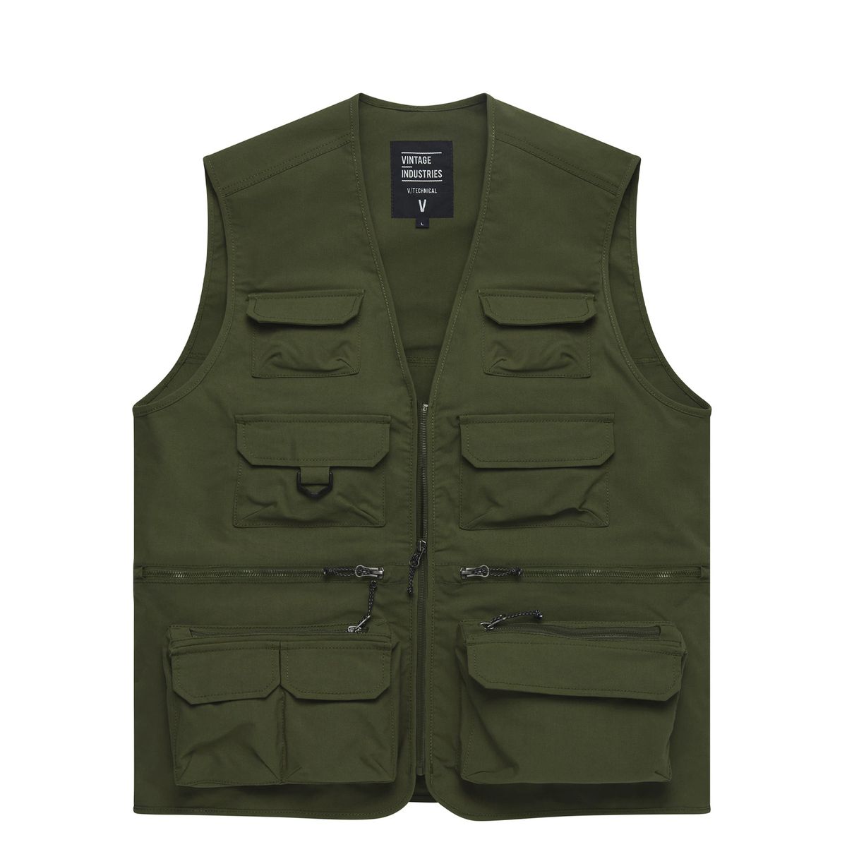 Vintage Industries Legend Fiskevest Sage Grøn