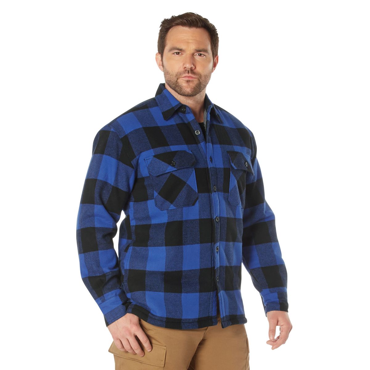 Rothco Lined lumberjack shirt/jacket Blue