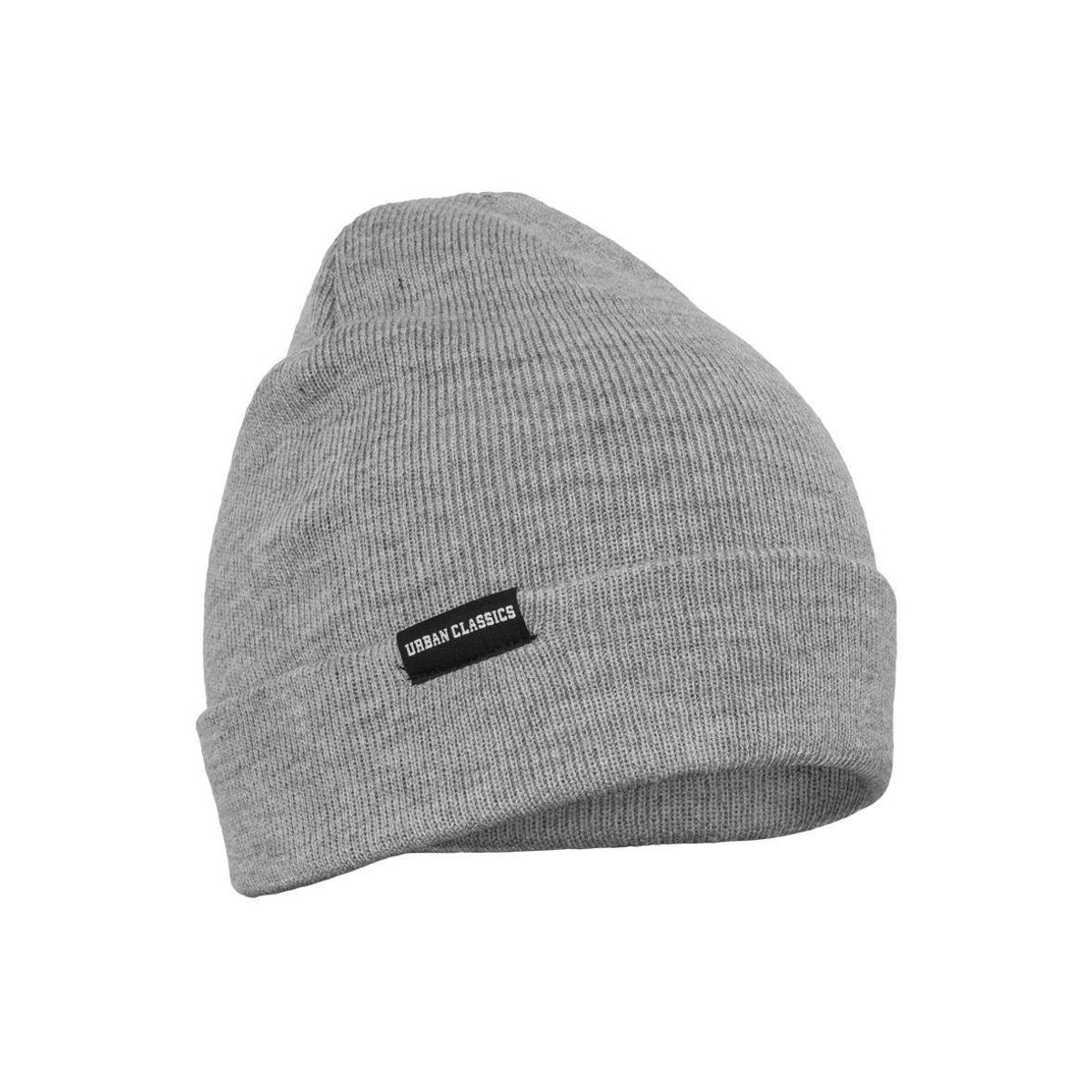 Urban Classics Basis Flap Beanie Grå