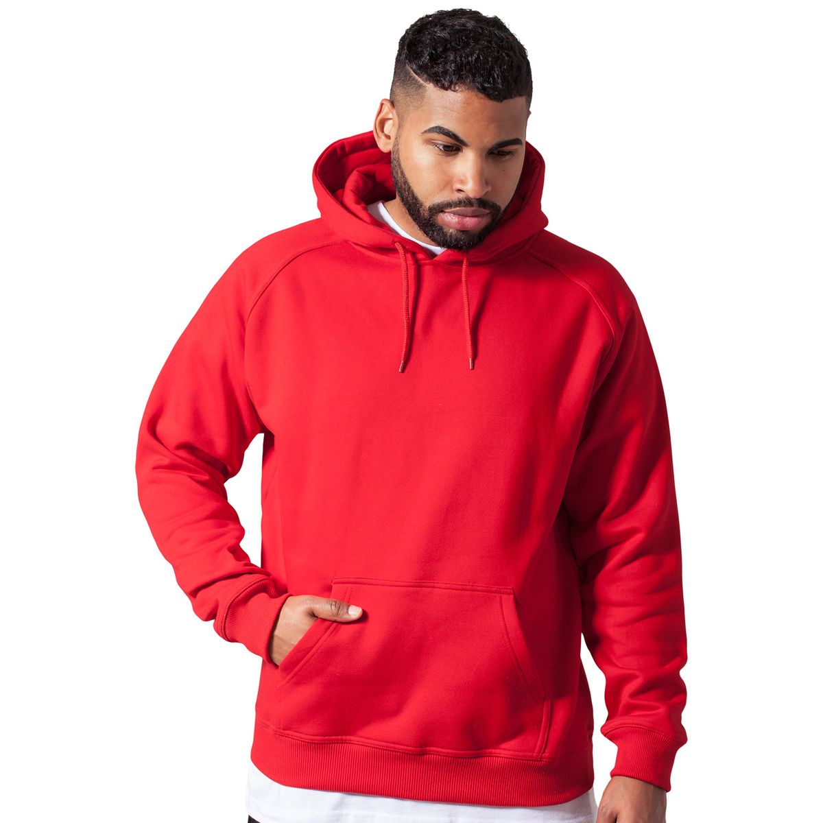 Urban Classics Simpel Hoodie Rød