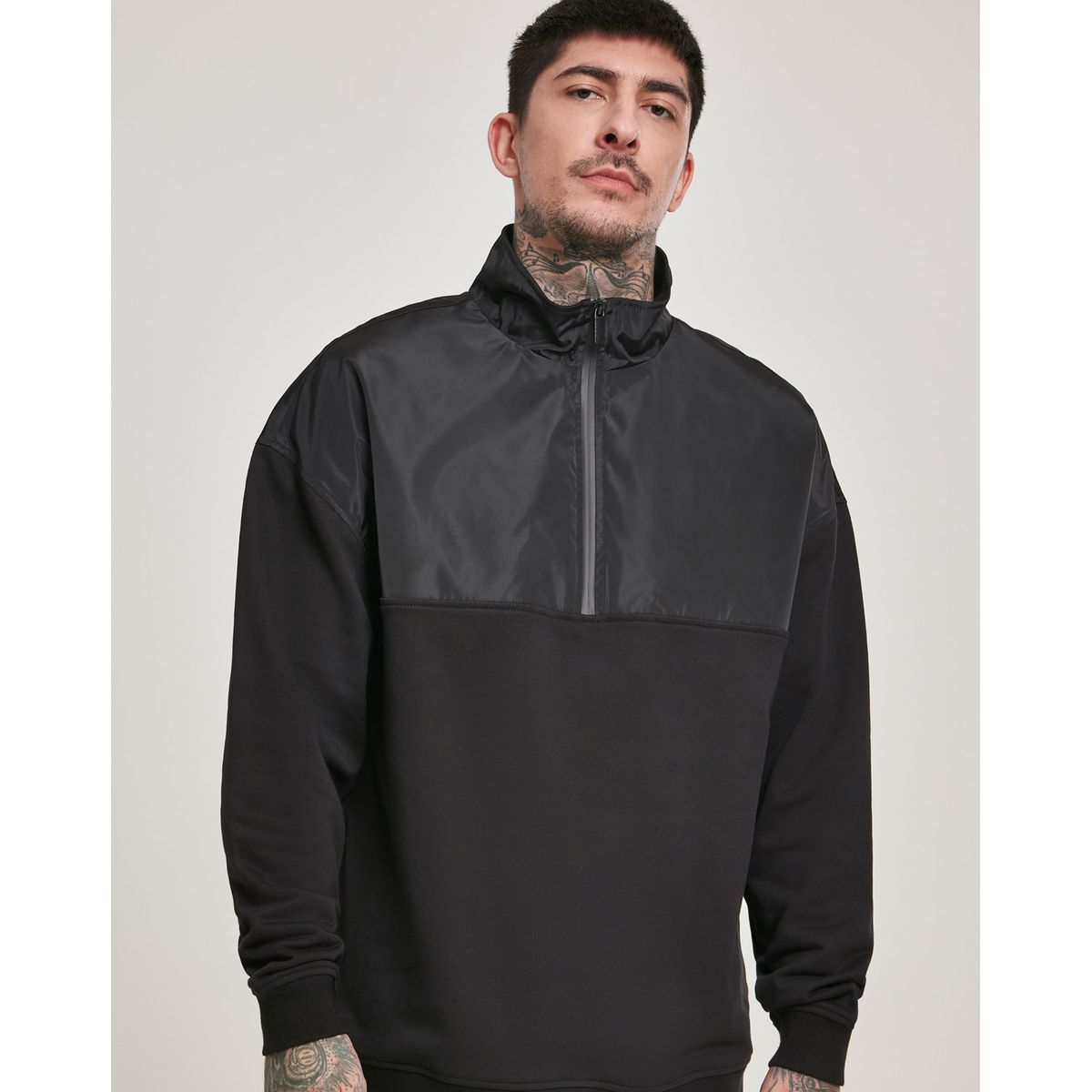 Urban Classics Militær Skjorte Sort XL