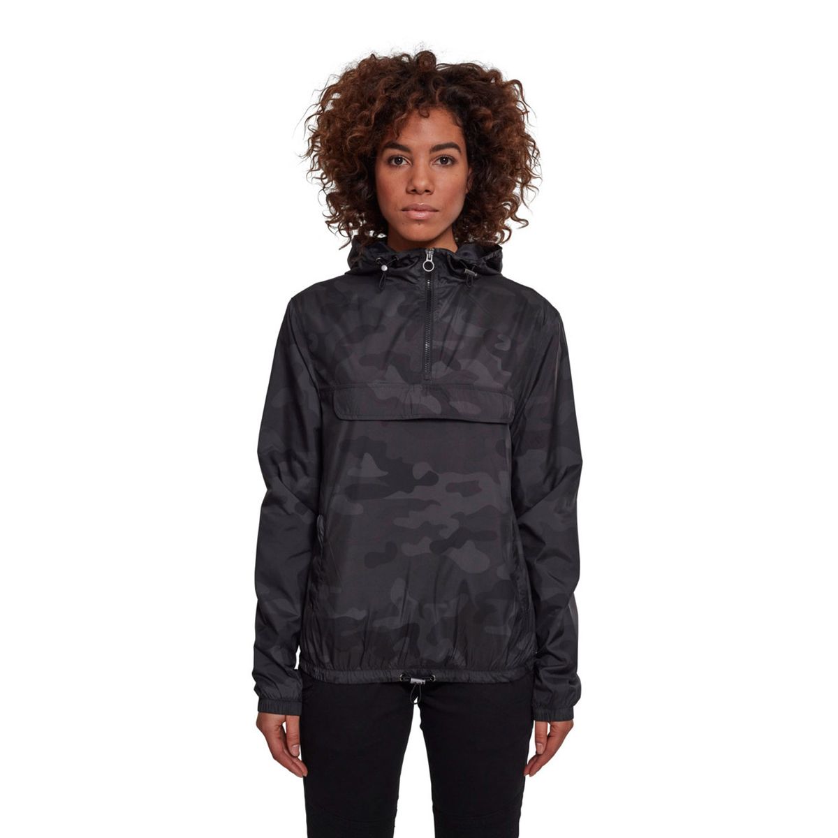 Urban Classics Camouflage Anorak Dark Camo