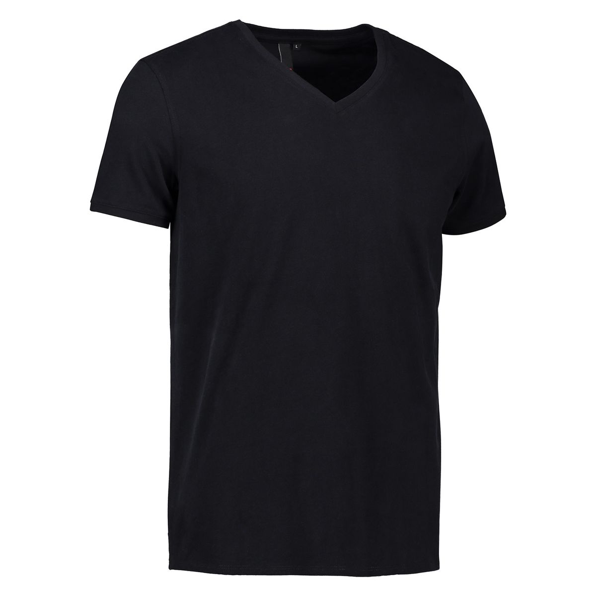 ID Klassisk V-Neck T-Shirt Sort