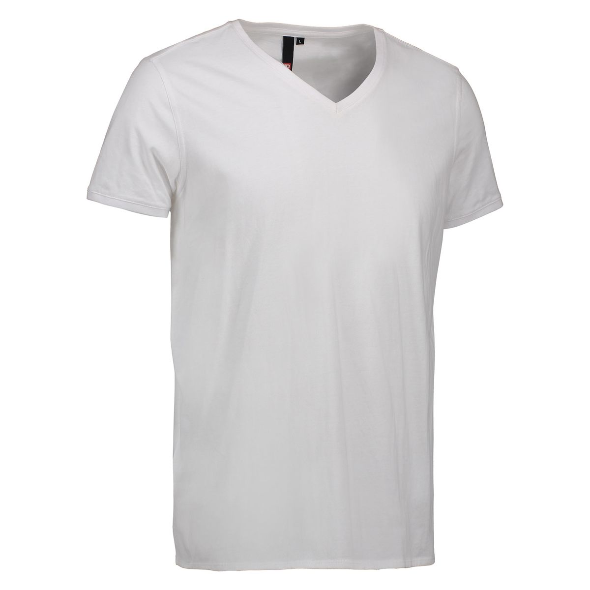 ID Klassisk V-Neck T-Shirt Hvid