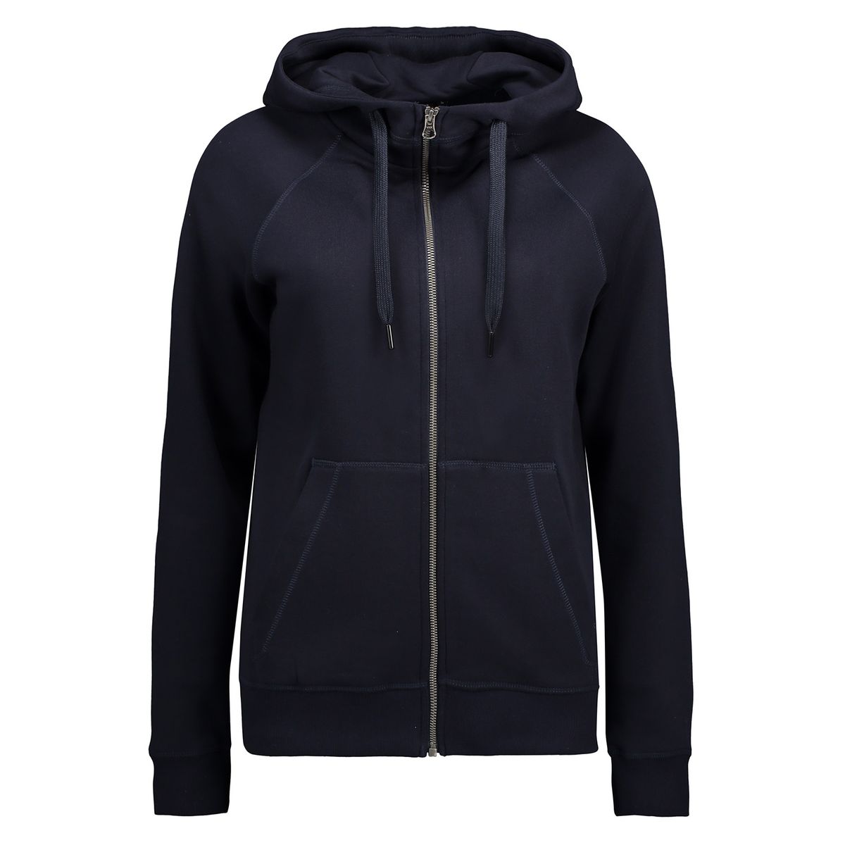 ID Klassisk Hoodie med m. Lynlås Dame Navy