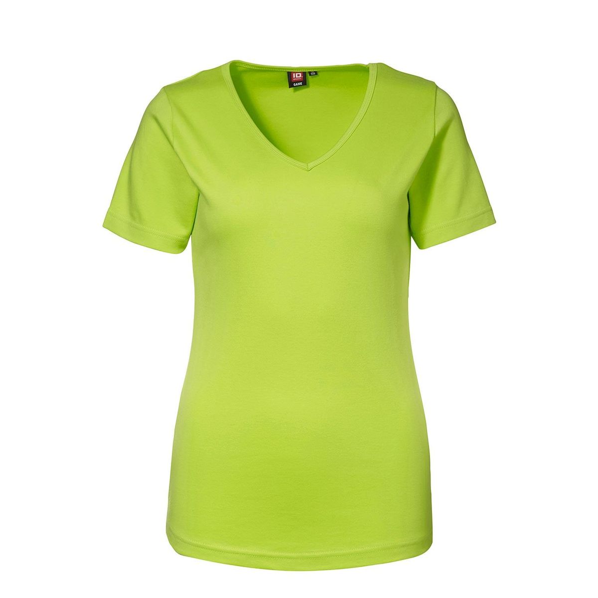 ID Feminin V-hals T-Shirt Lime