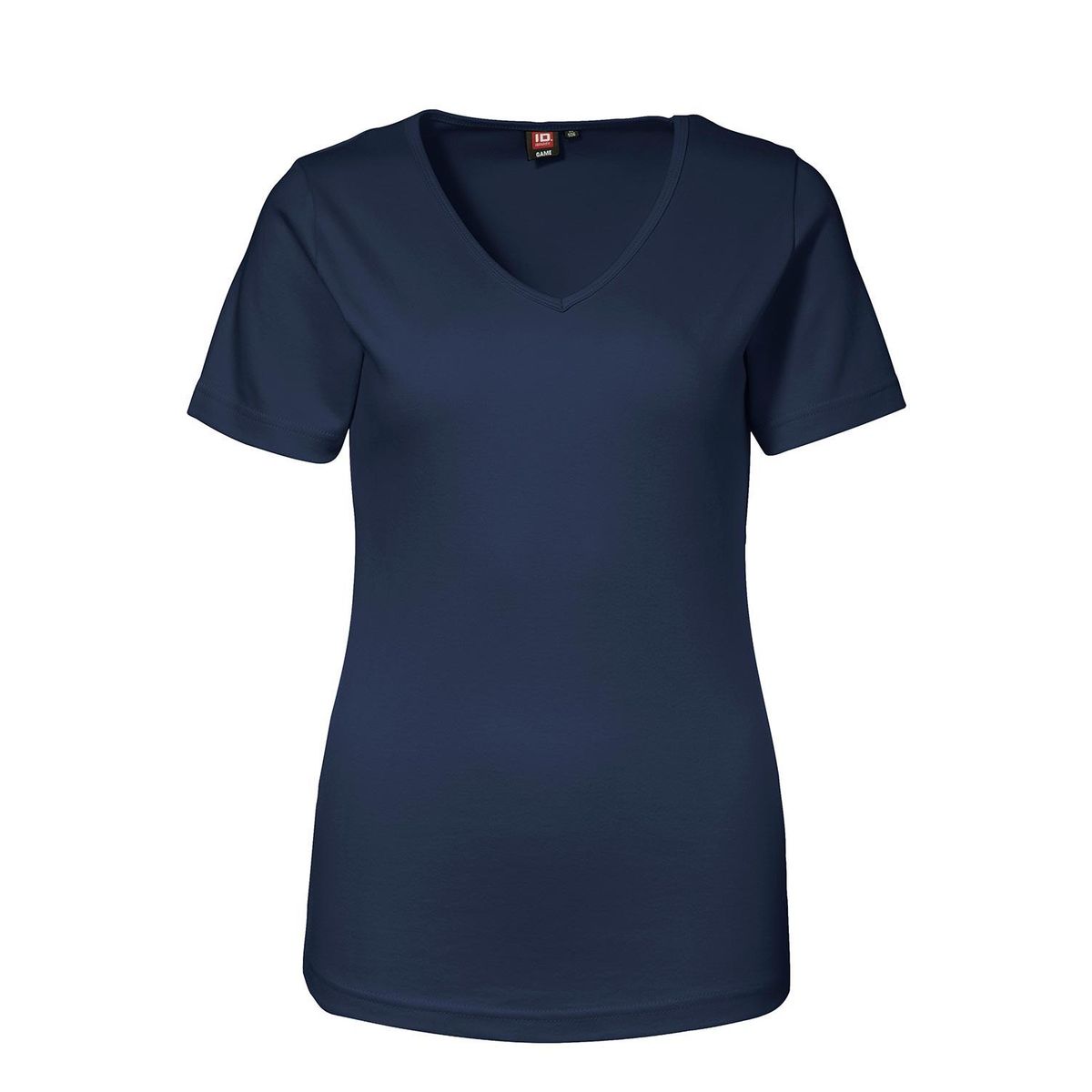 ID Feminin V-hals T-Shirt Navy