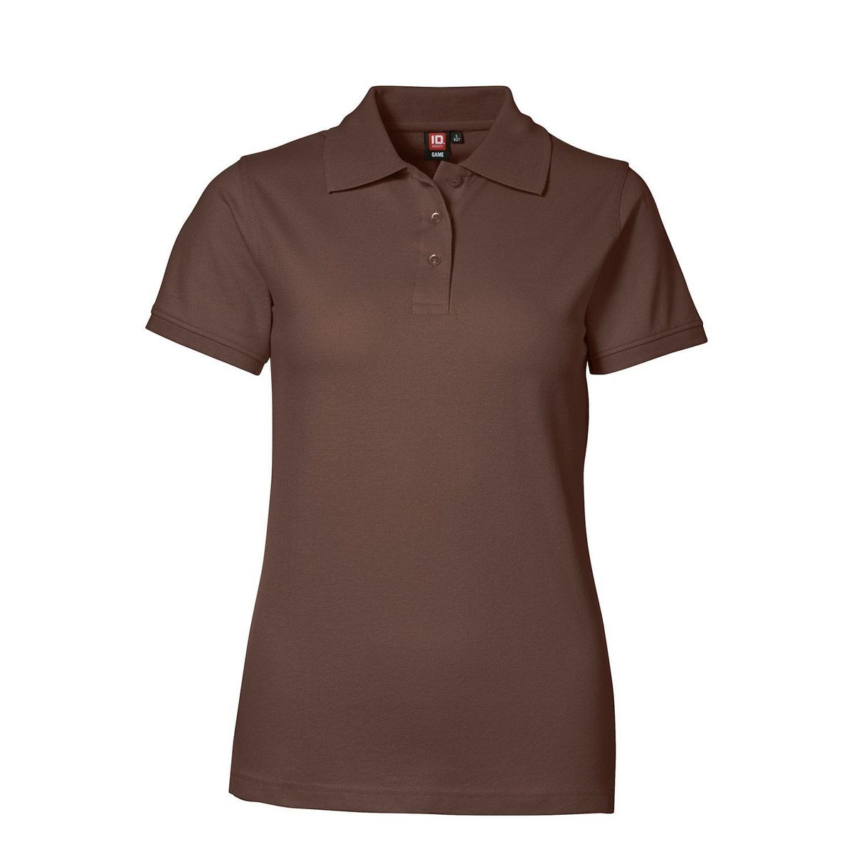 ID Feminin Stretch Polo Trøje Mocca